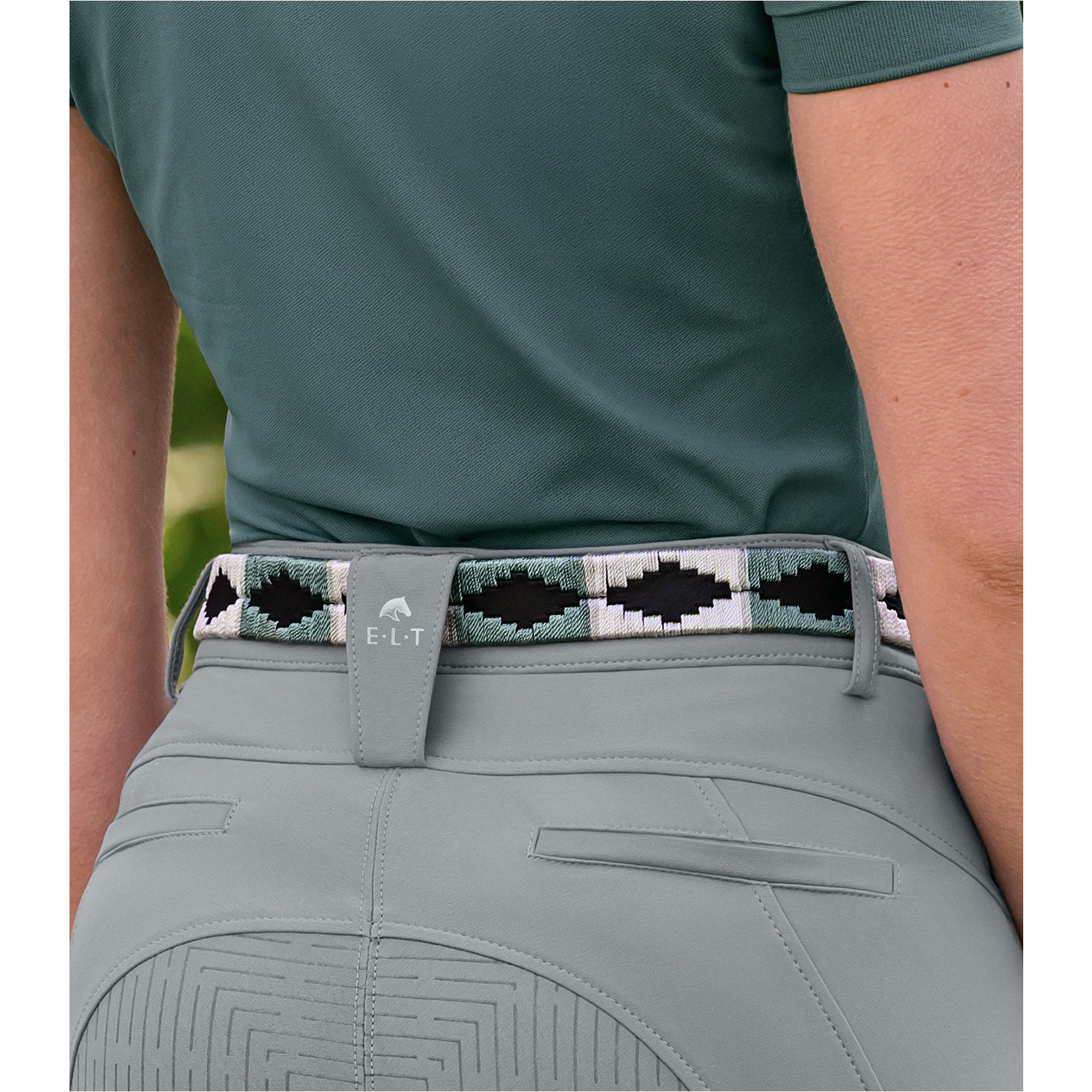 Damen Polo Gürtel GEMMA mintgrün