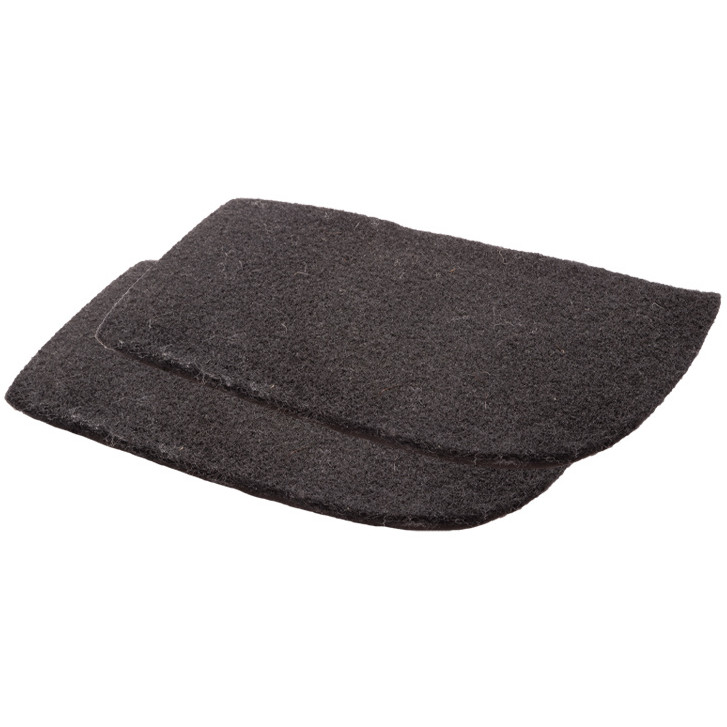 Einlagen Lammfellschabracke Polyester HINTEN schwarz Einlagen Lammfellschabracke Polyester HINTEN schwarz