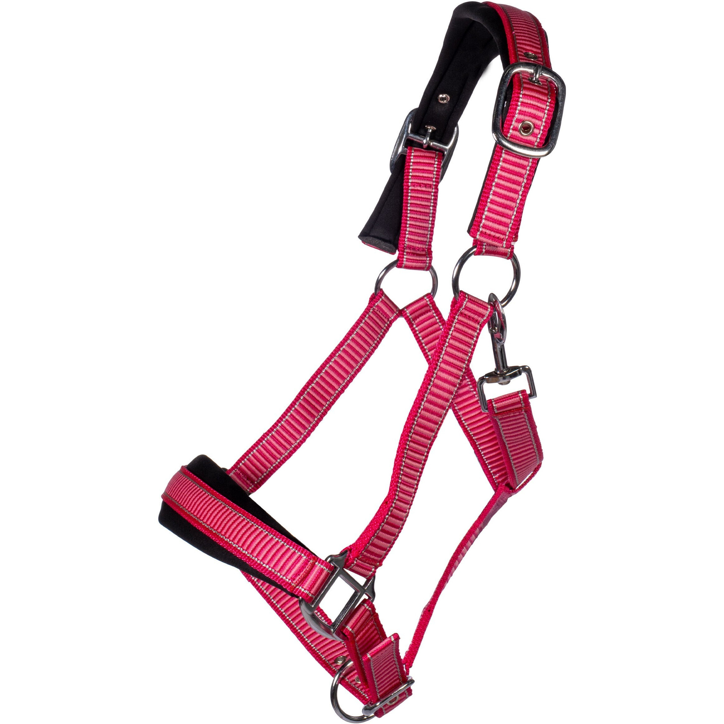 Halfter-Set mit Karabiner & Fliegenfransen LILLY pink