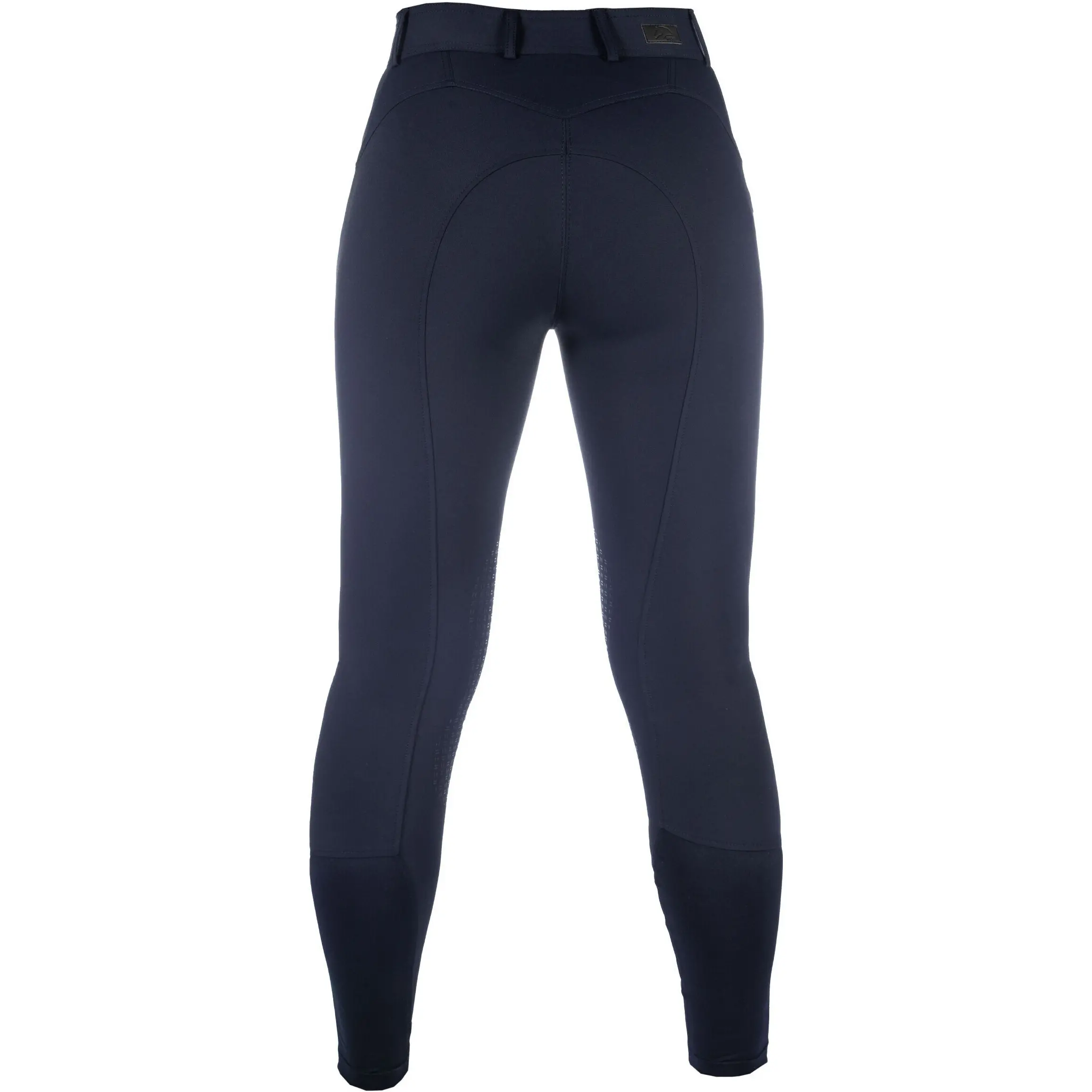 Damen Reithose Silikon Kniebesatz ARI MID RISE dunkelblau