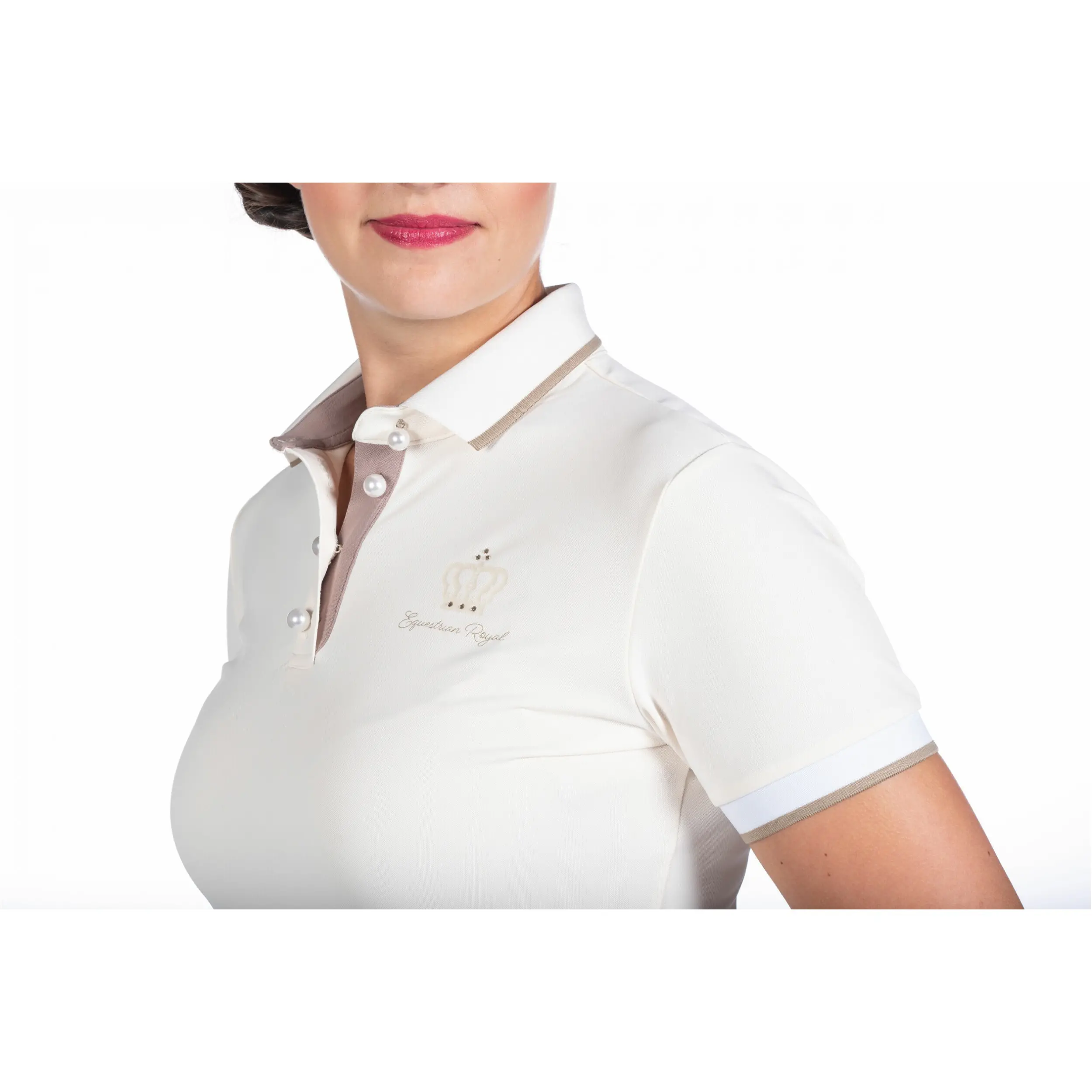 Damen Poloshirt LAVENDER BAY vanille