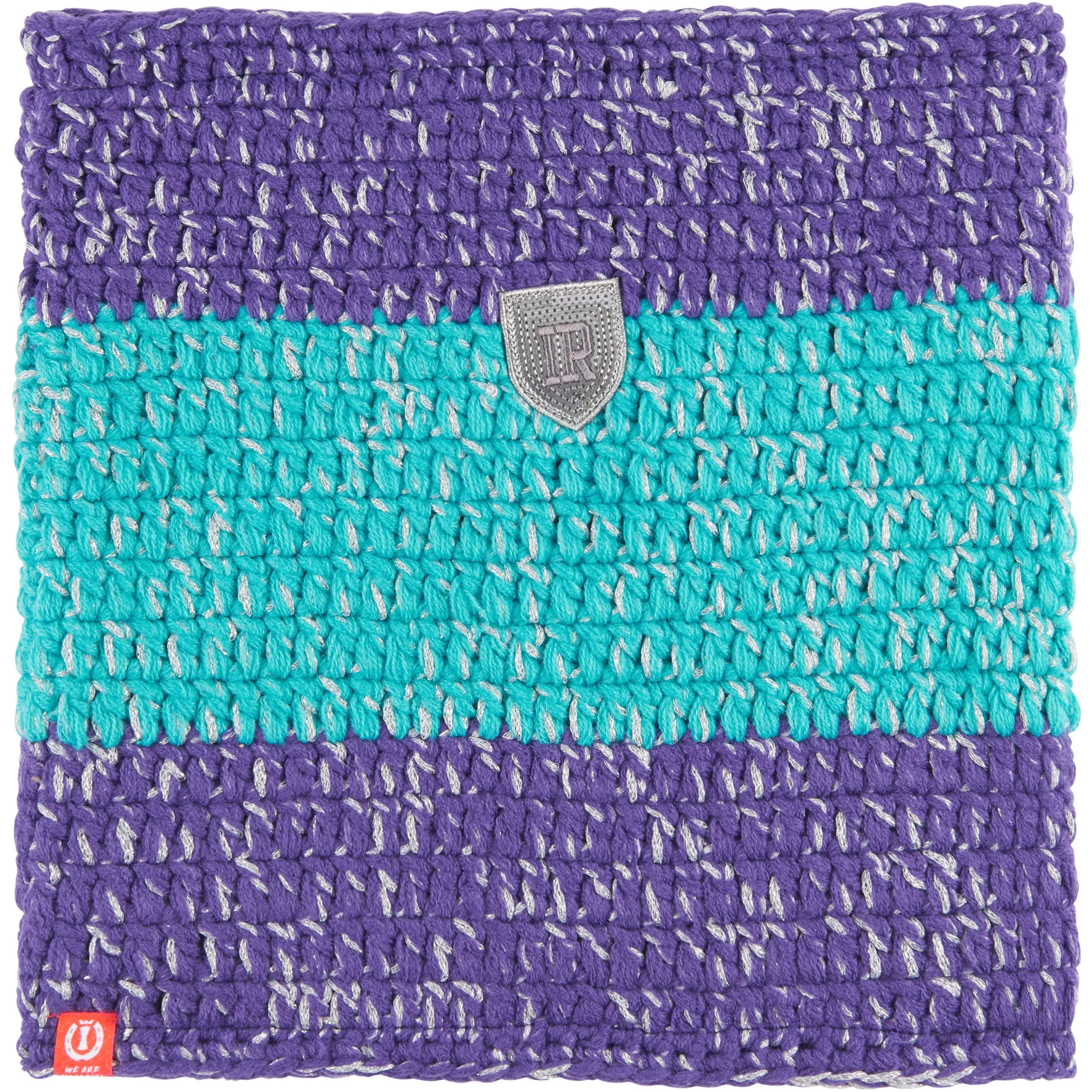 Schal IRHHeadlines 2.0 royal purple/jade green