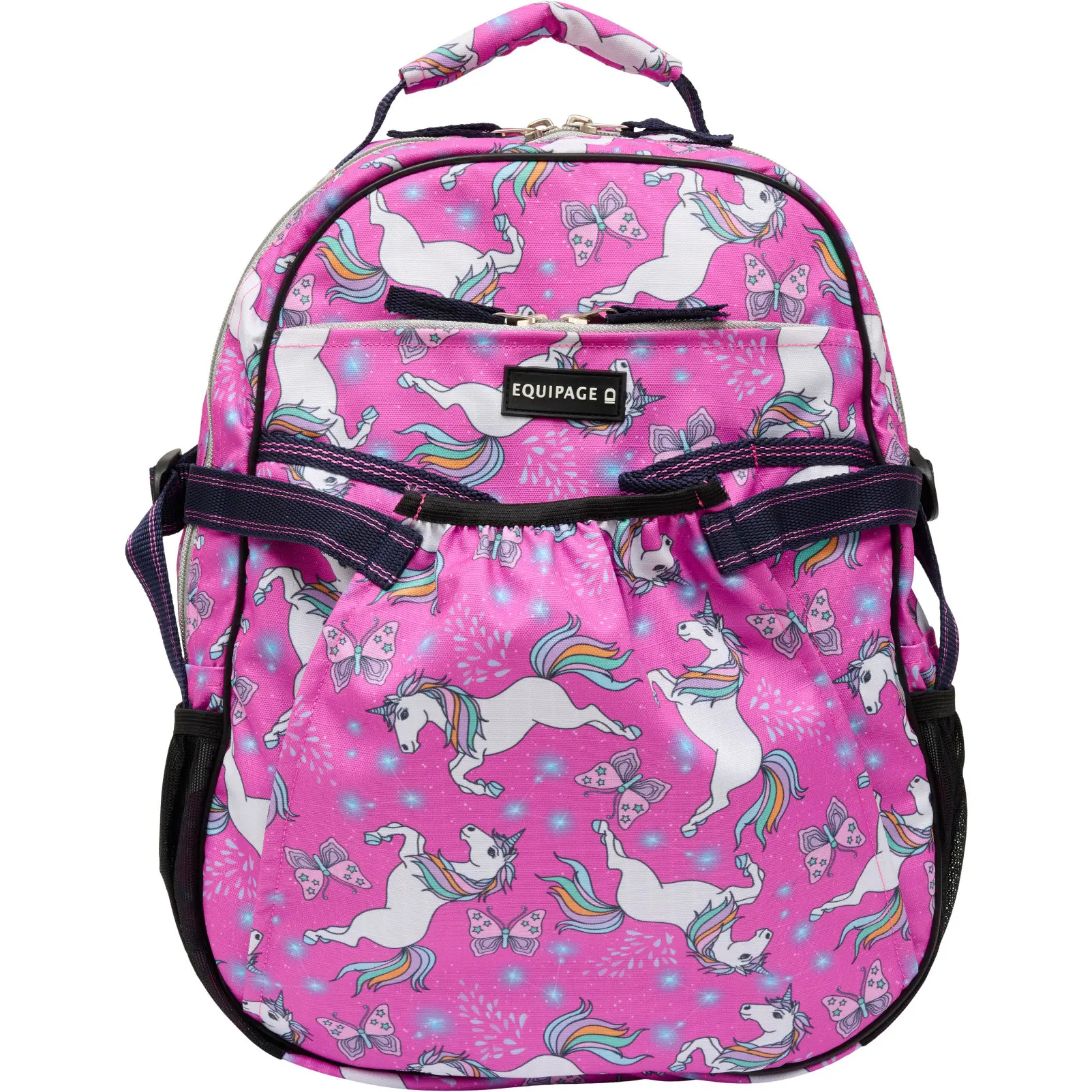 Kinder Rucksack mit Helmtasche KLARA phlox pink