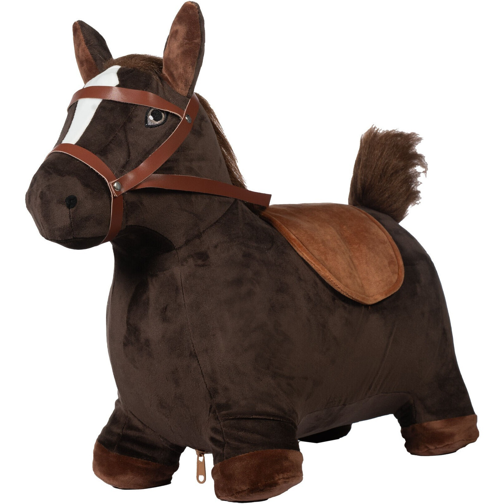 Hüpfpferd dunkelbraun