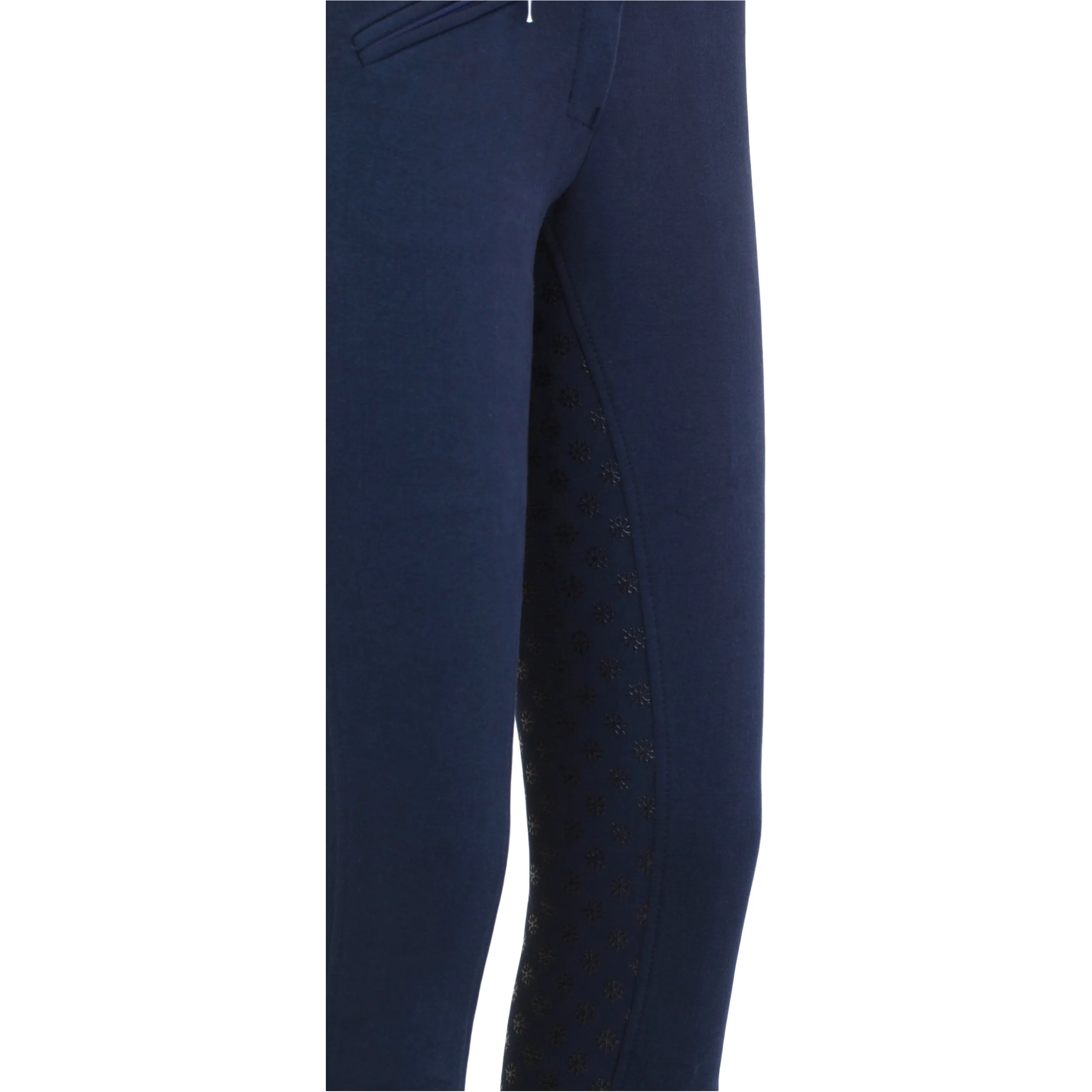 Winter Damen Reithose Silikon Vollbesatz COMFORT nachtblau