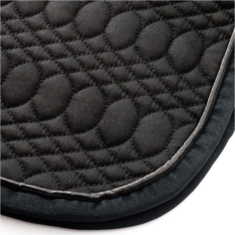 Schabracke KUNSTFELL schwarz/beige
