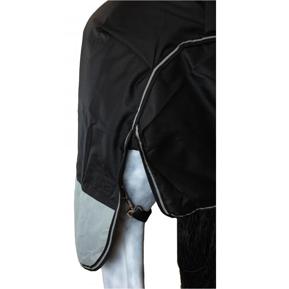 Weidedecke Polarfleece 600D BASICLINE schwarz/grau