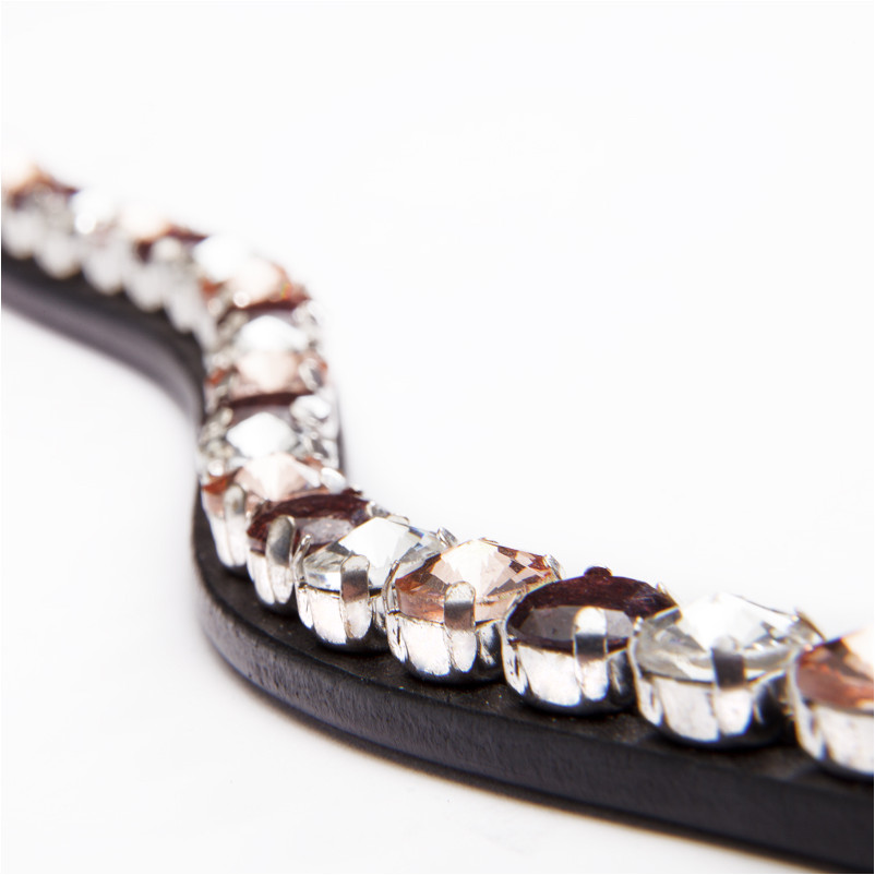 Stirnband BURGUNDY schwarz/bordeaux/rosé