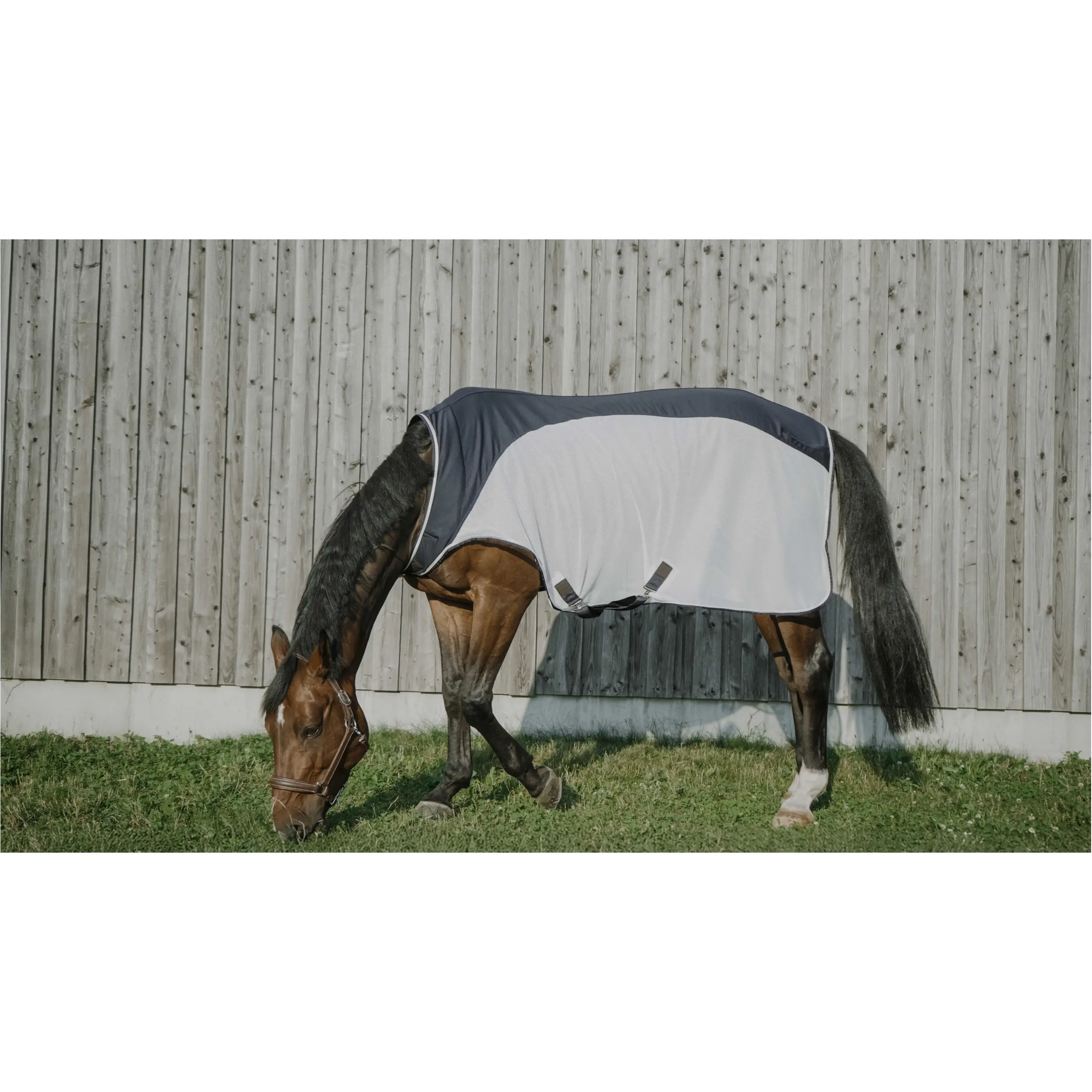 Ausreitdecke FLYCOOL marine/weiß