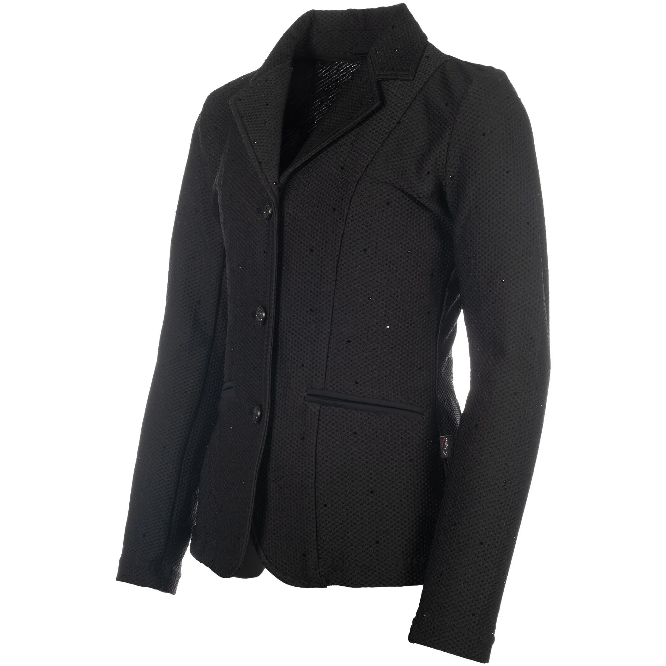 Damen Turnierjacket CRYSTAL schwarz
