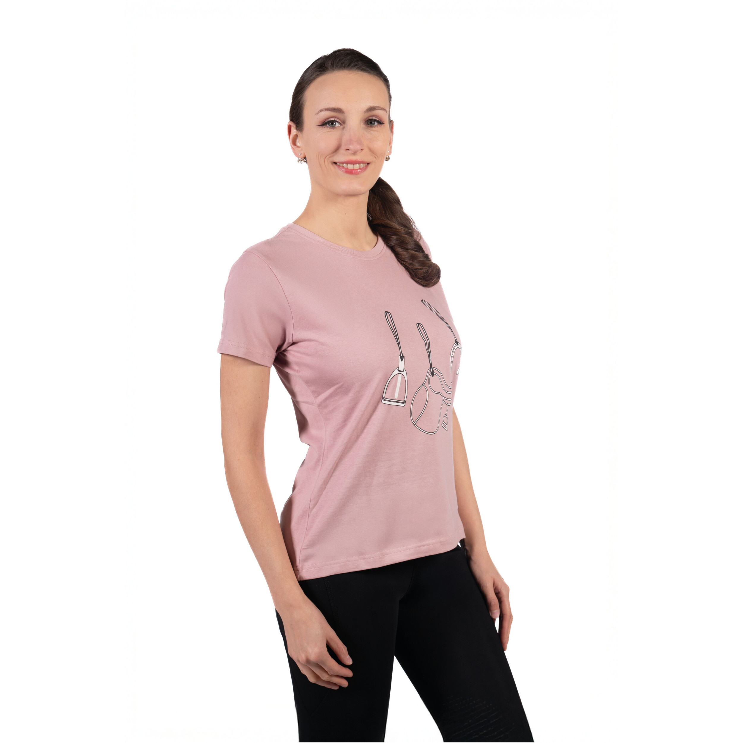 Damen T-Shirt ELEMENTS altrosa