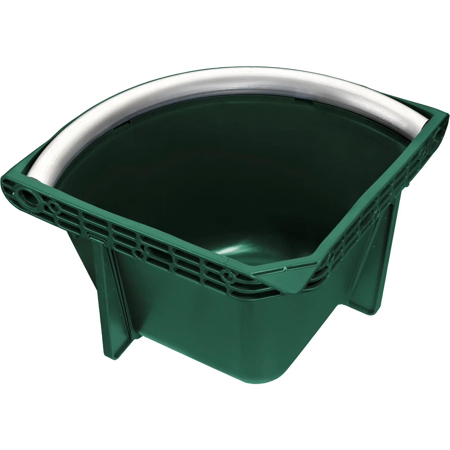 Eckfutterkrippe grün 43,5x39,5x28cm Eckfutterkrippe grün 43,5x39,5x28cm