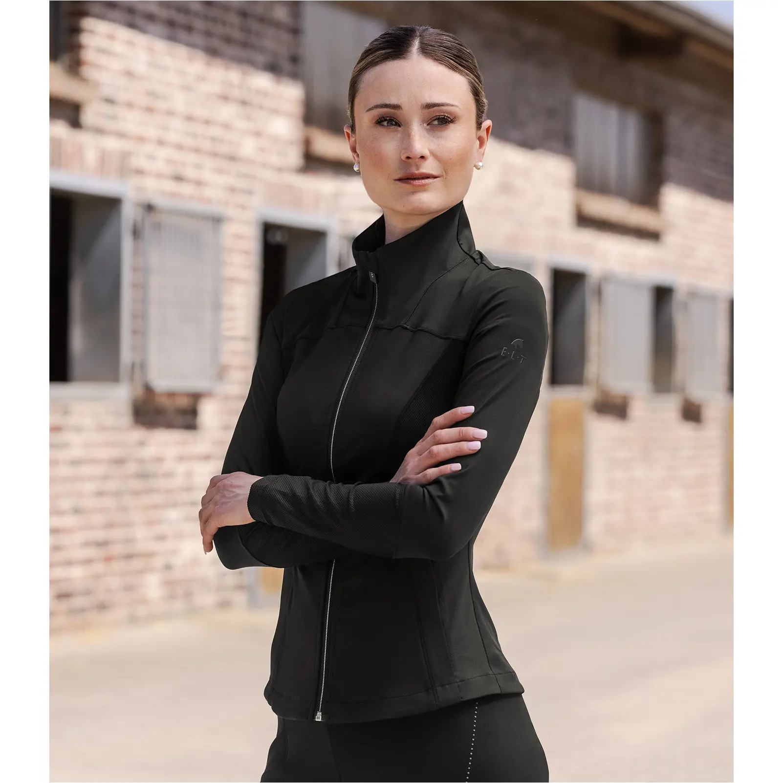Damen Sweatjacke PADUA Powerstretch schwarz