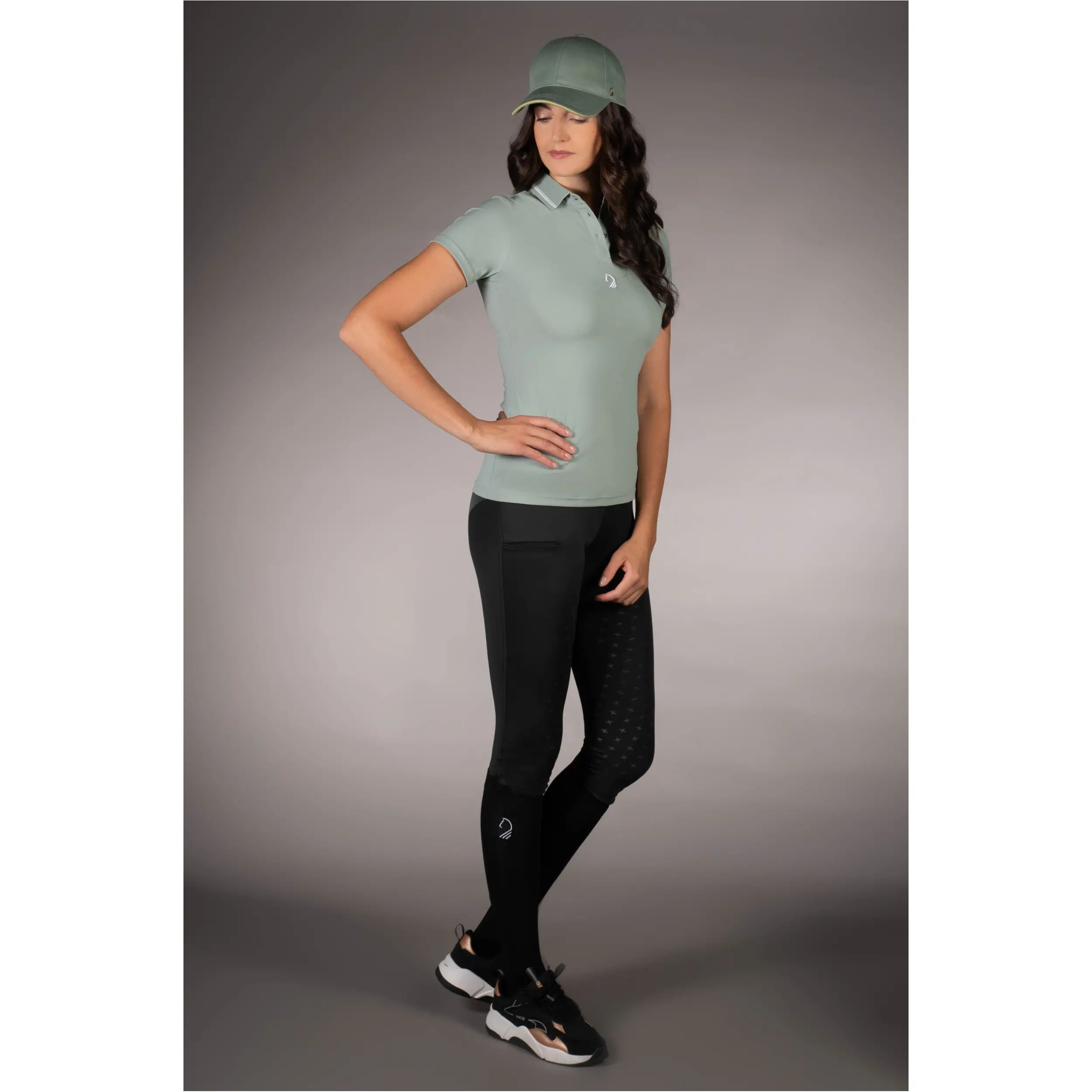 Damen Poloshirt LIMONE salbei