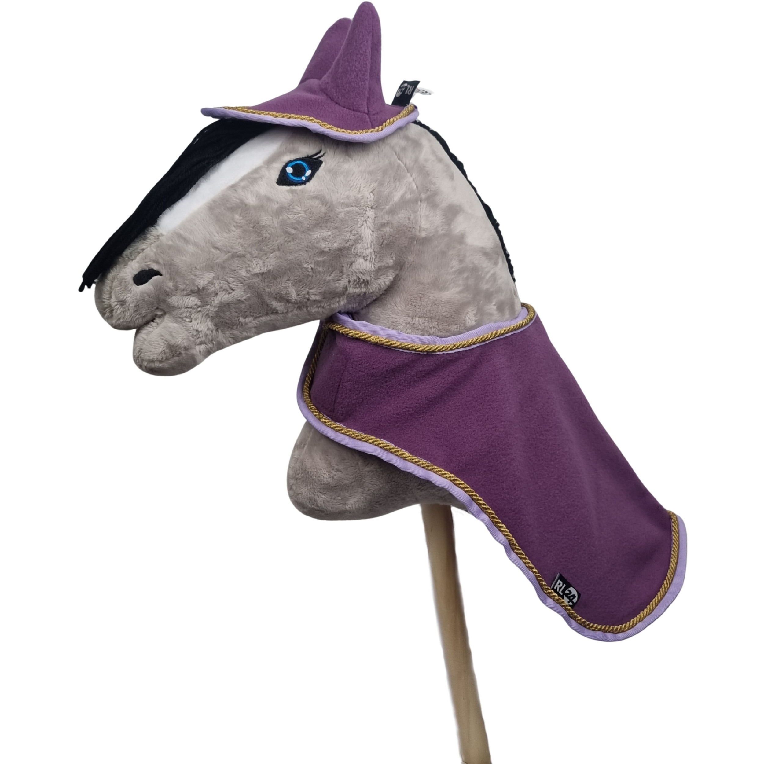 Fleecedecke und Fliegenhaube HOBBY HORSING lila Fleecedecke und Fliegenhaube HOBBY HORSING lila
