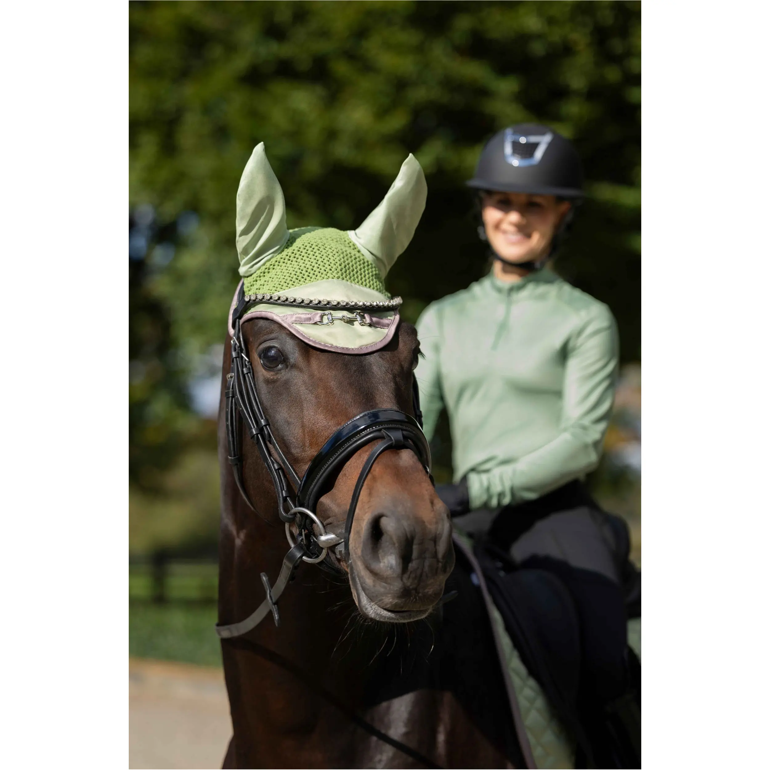 Fliegenhaube GOLDEN BIT jade