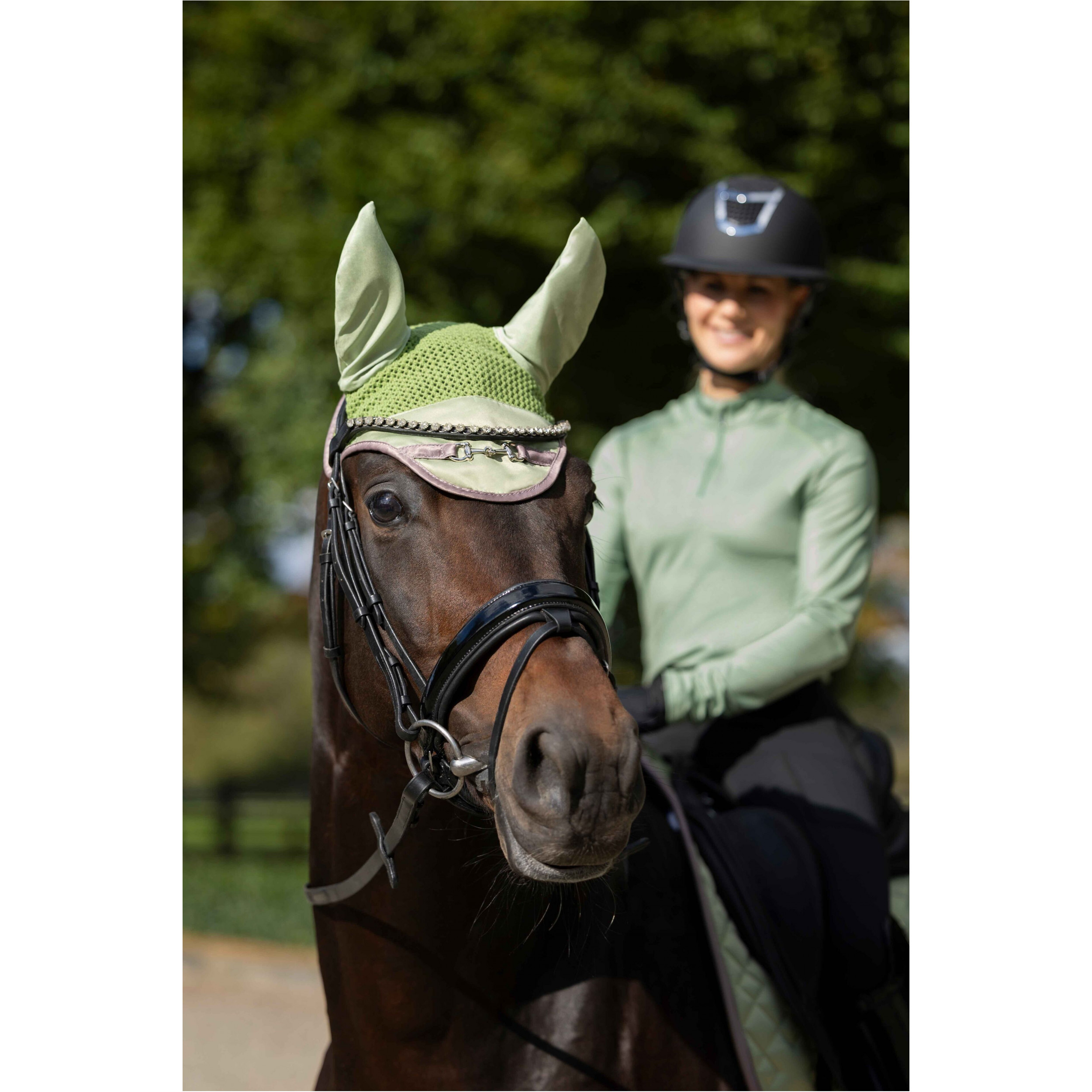 Fliegenhaube GOLDEN BIT jade