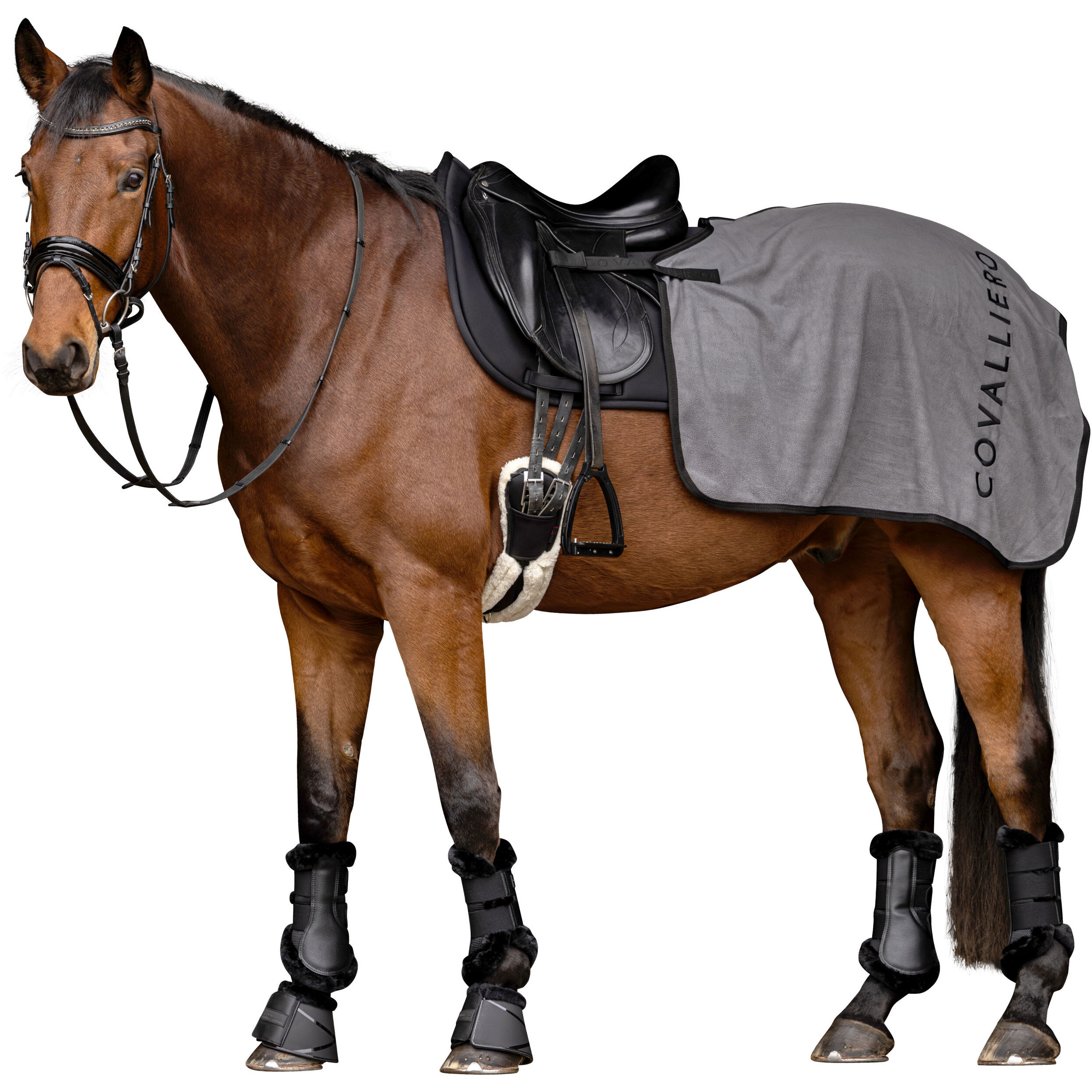 Ausreitdecke H/W 2025 steel grey