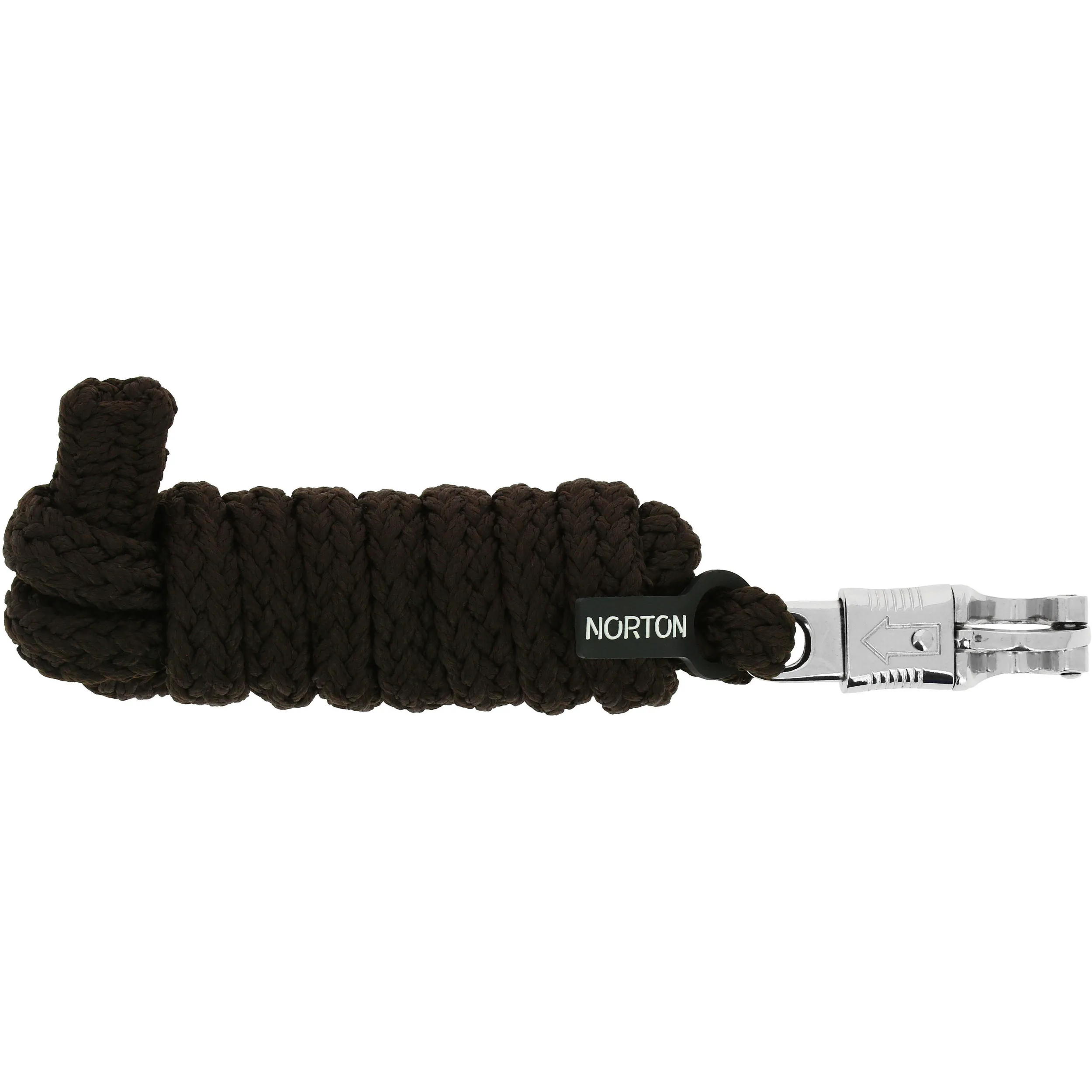 Anbindestrick mit Panikhaken LINKY braun 200cm