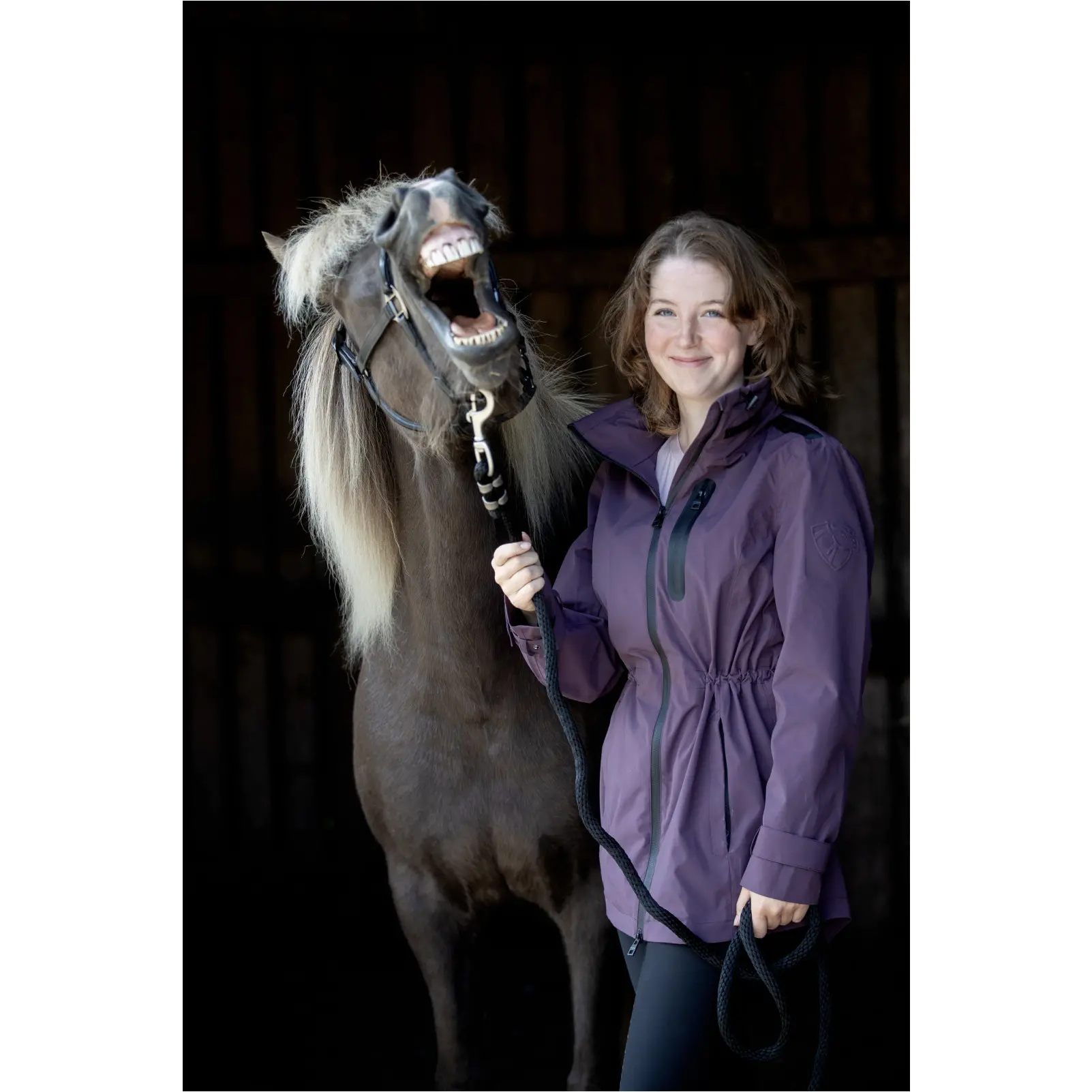 Damen Reitjacke ROY plum perfect