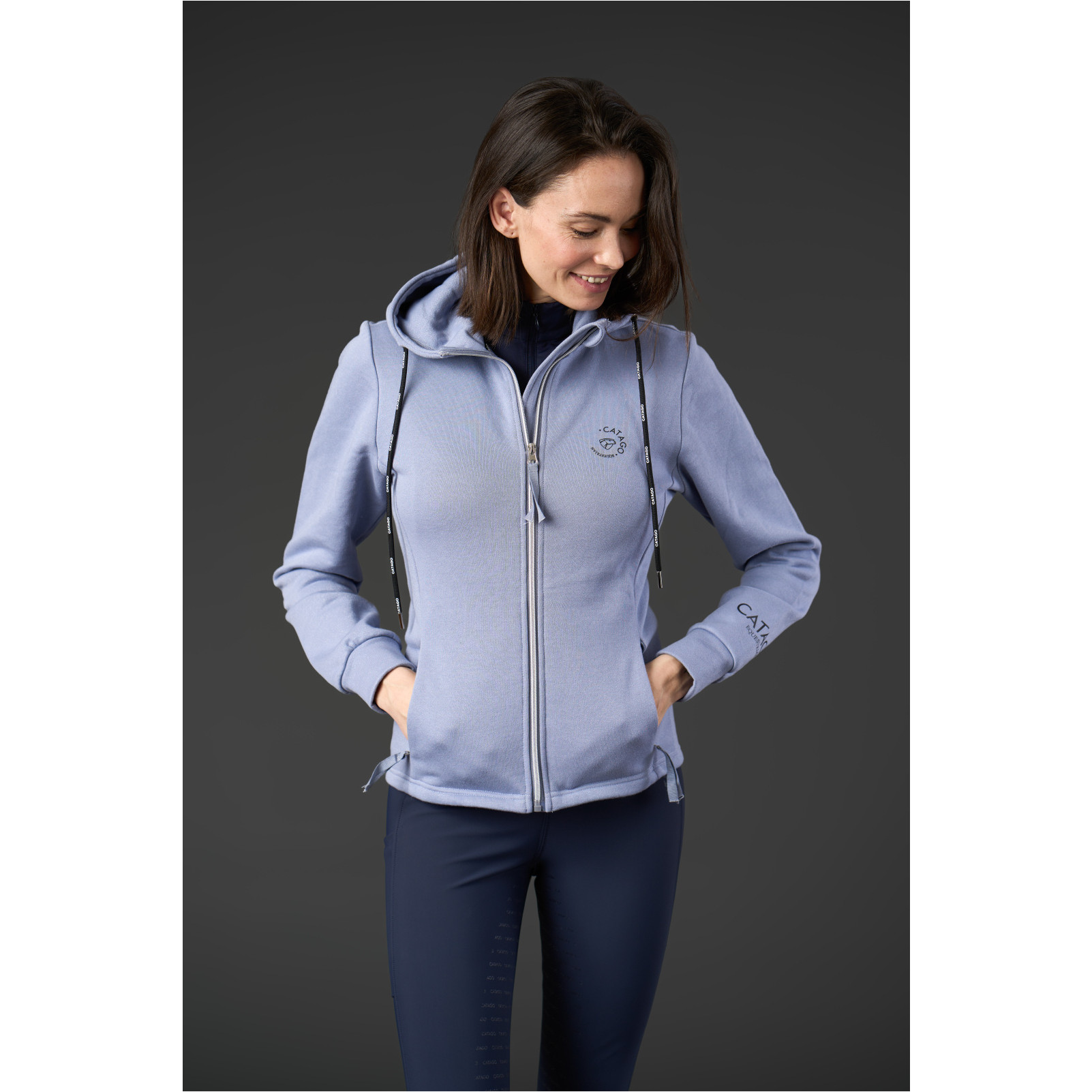 Damen Kapuzenpullover mit Reißverschluss NATALIE tempest