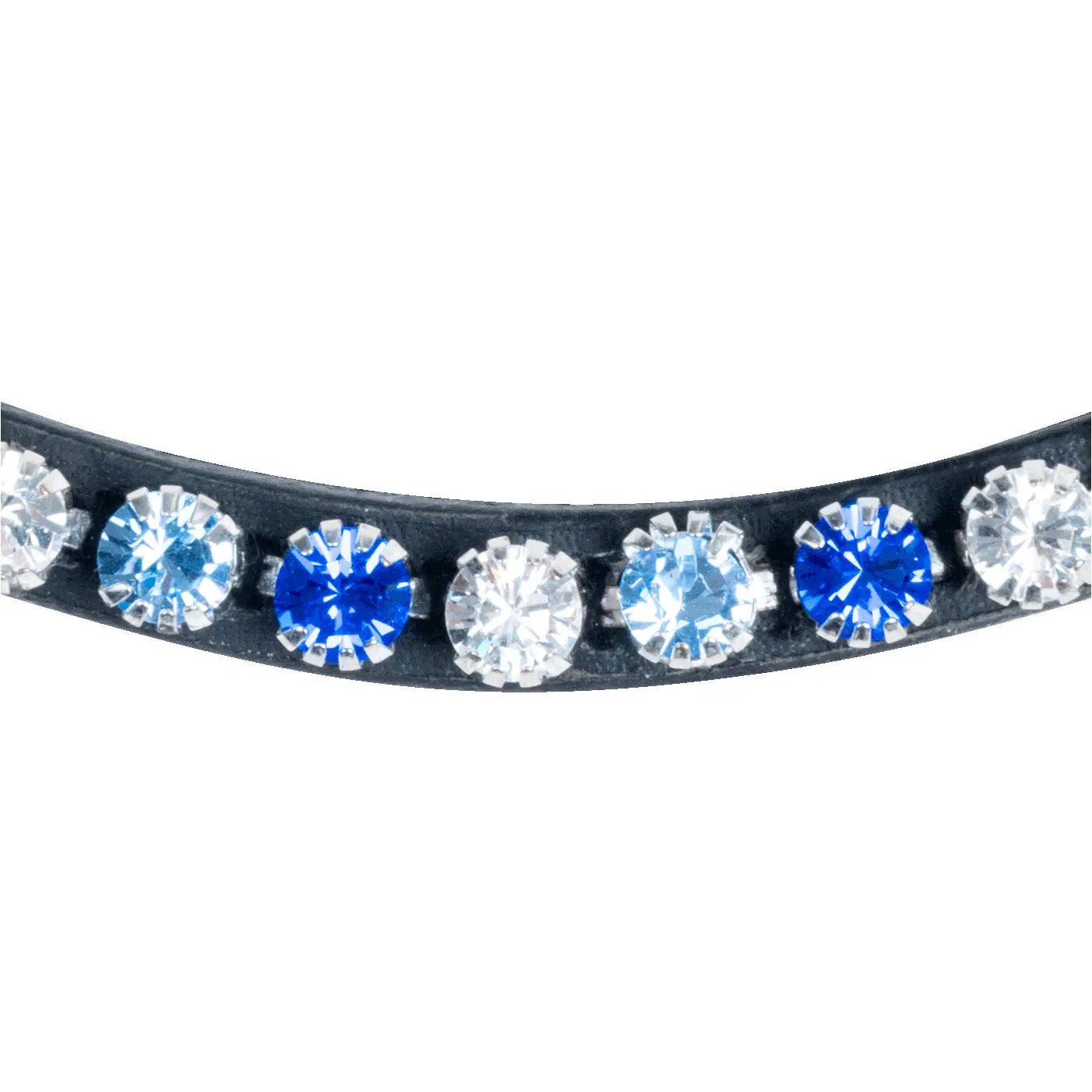 Stirnband GLAM X-Line schwarz/saphirblau-nachtblau