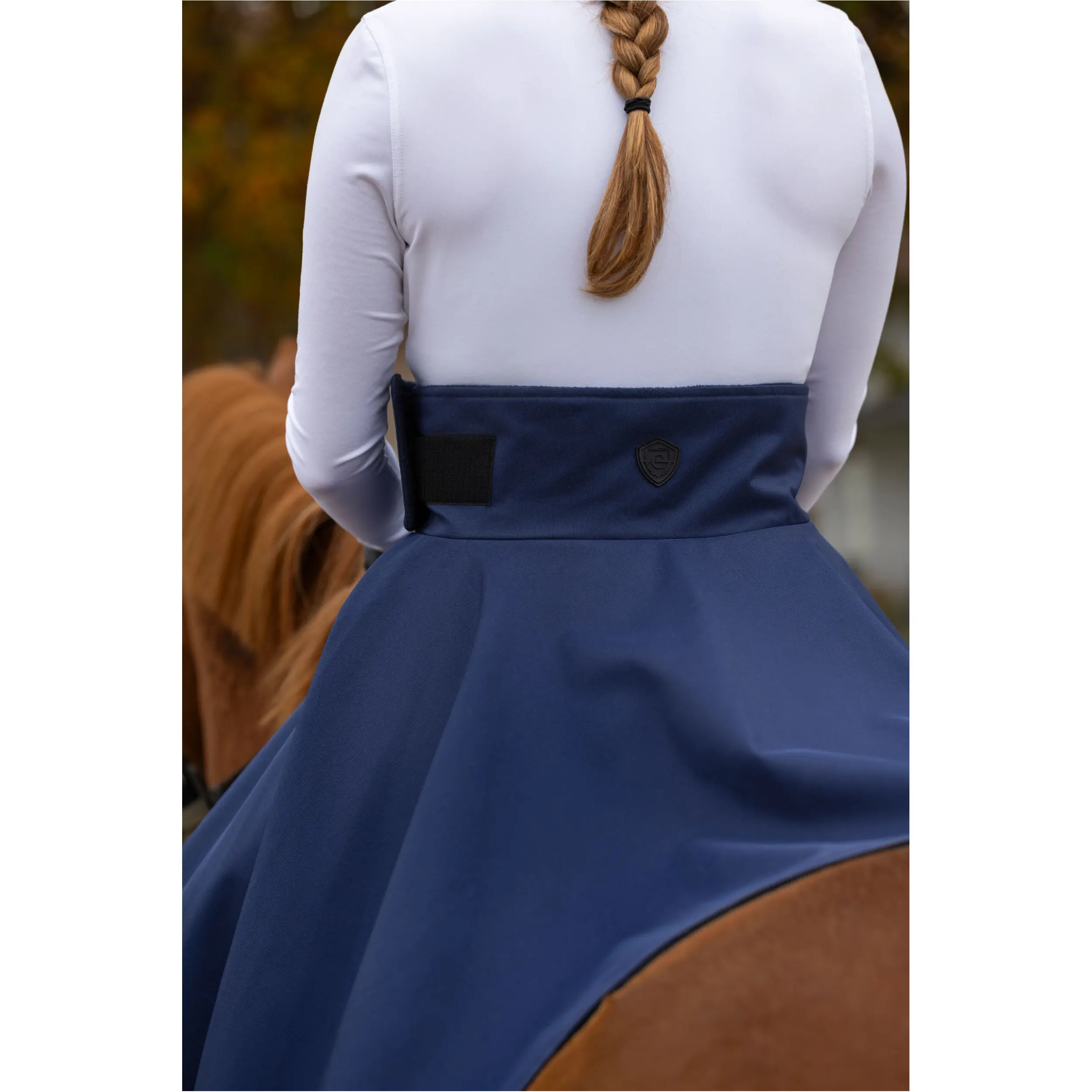 Damen Thermoreitrock navy