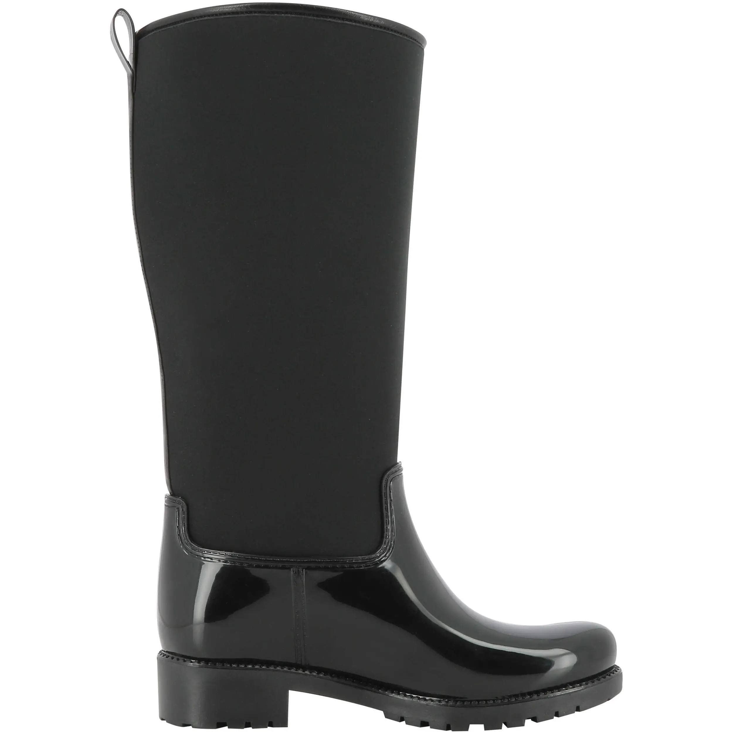 Damen Gummistiefel Je t'aime schwarz