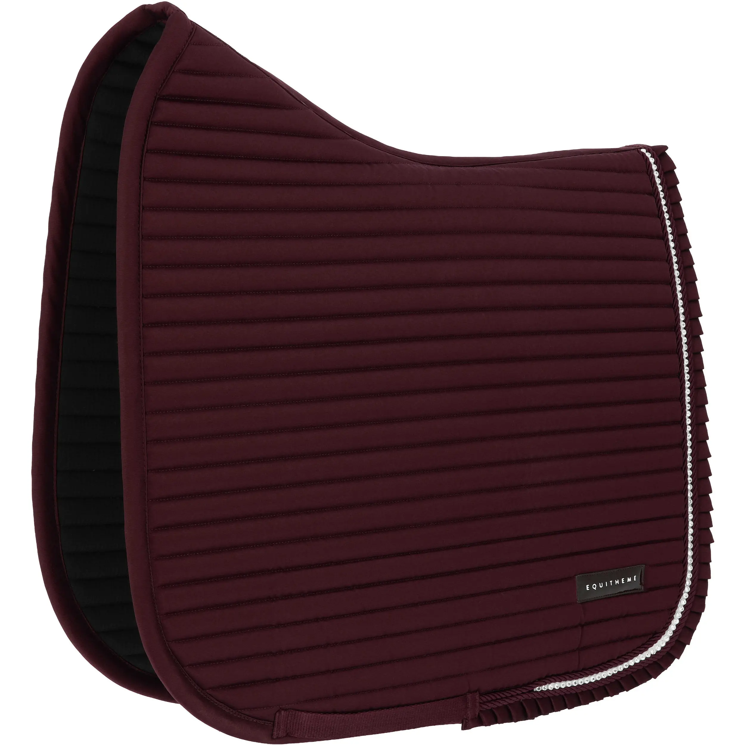 Dressurschabracke GLAM bordeauxrot Warmblut Dressurschabracke GLAM bordeauxrot Warmblut