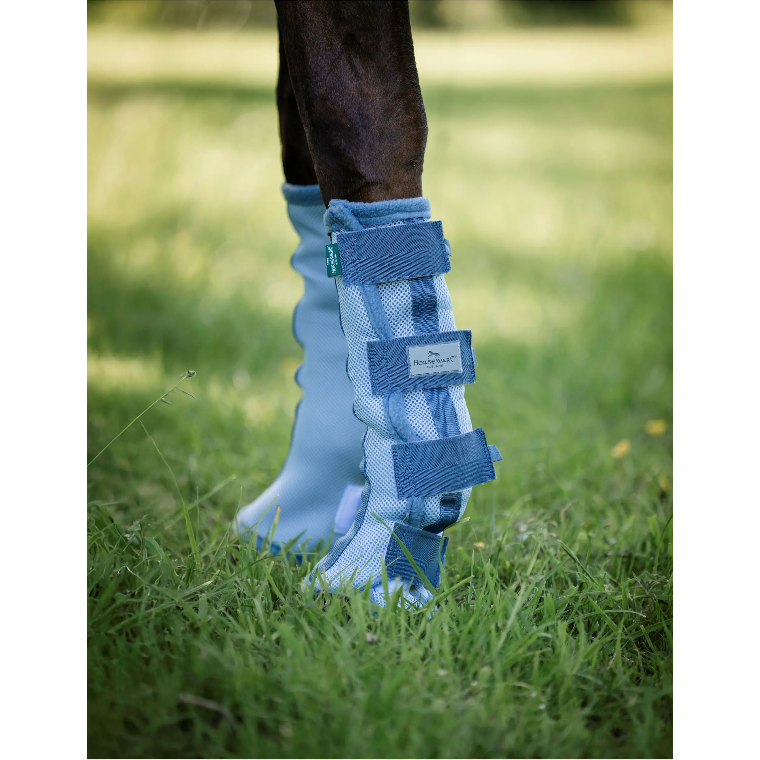 Fliegengamaschen Fly Boots heather blue/blue/silver 
