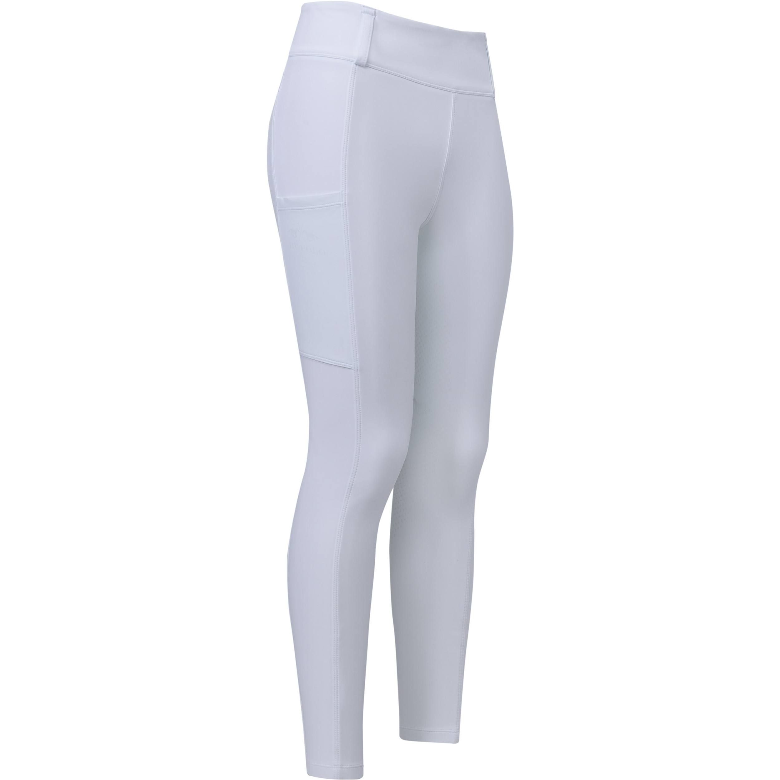 Damen Reitleggings Silikon Vollbesatz HVPManou weiß
