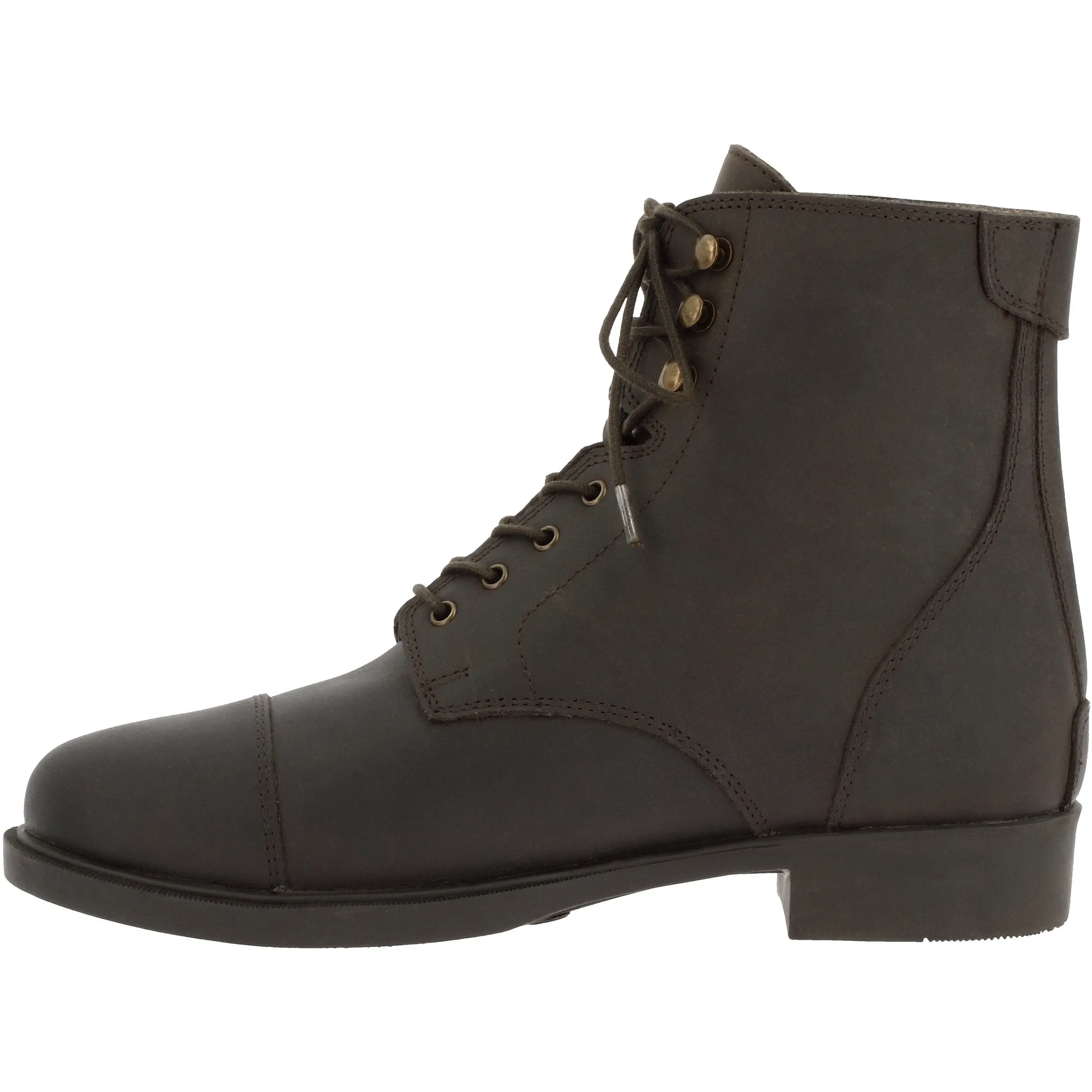 Reitstiefeletten mit Schnürsenkel & Zip NÎMES Echtleder braun Reitstiefeletten mit Schnürsenkel & Zip NÎMES Echtleder braun