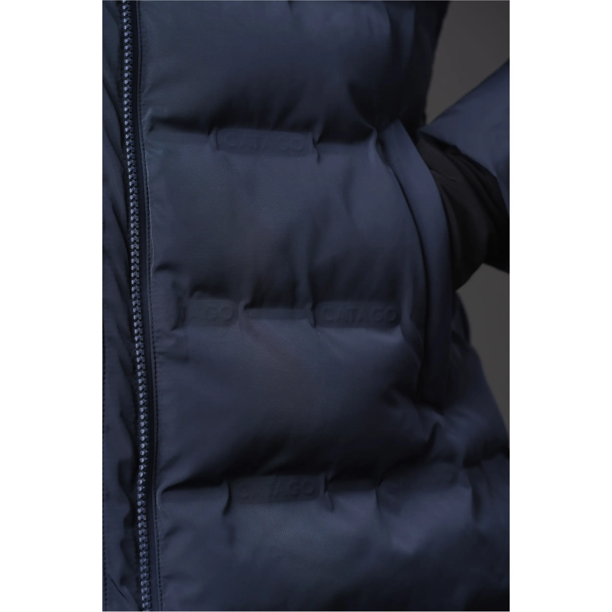 Winter Damen Reitmantel wattiert VITA navy