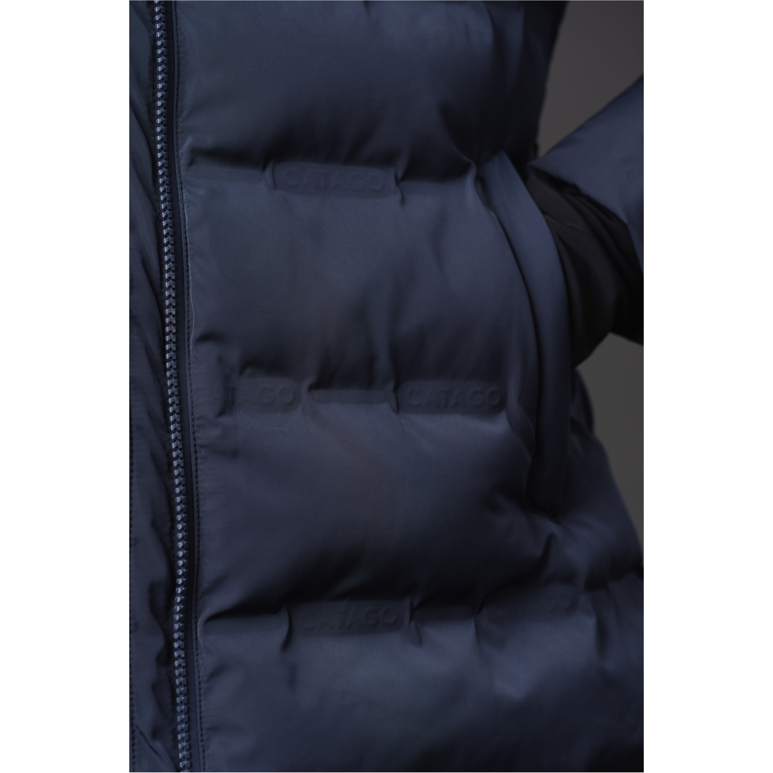 Winter Damen Reitmantel wattiert VITA navy
