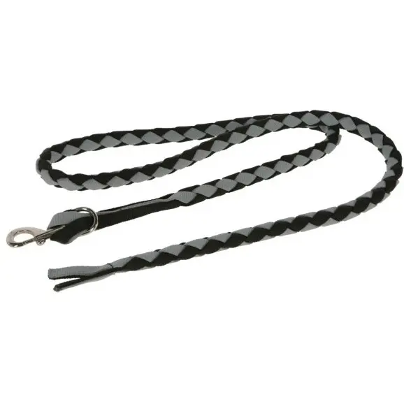 Führstrick American LEAD ROPE schwarz/grau 250cm