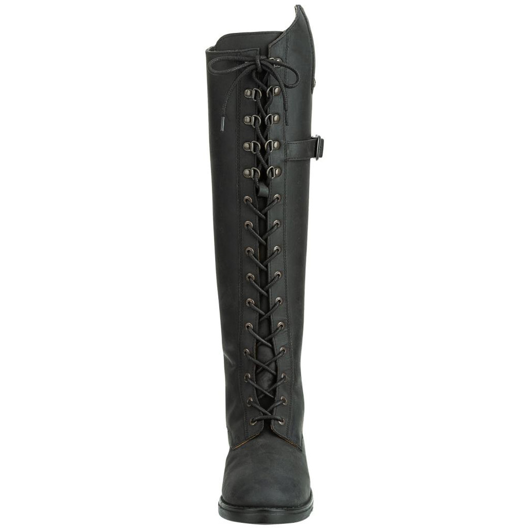 Damen Reitstiefel LONGFORD ALL YEAR Echtleder waxy black