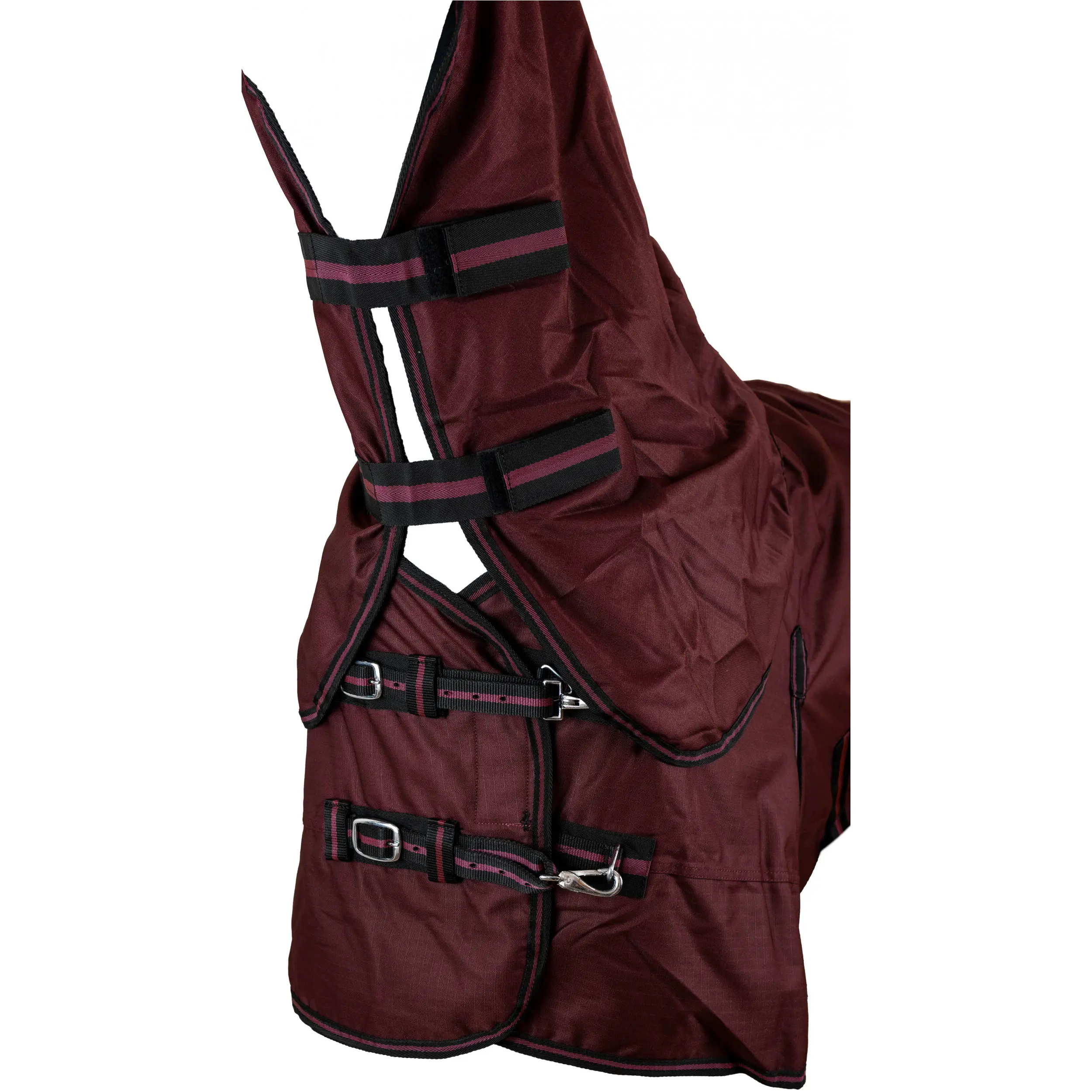 Weidedecke Full Neck Polarfleece 600D BASICLINE weinrot