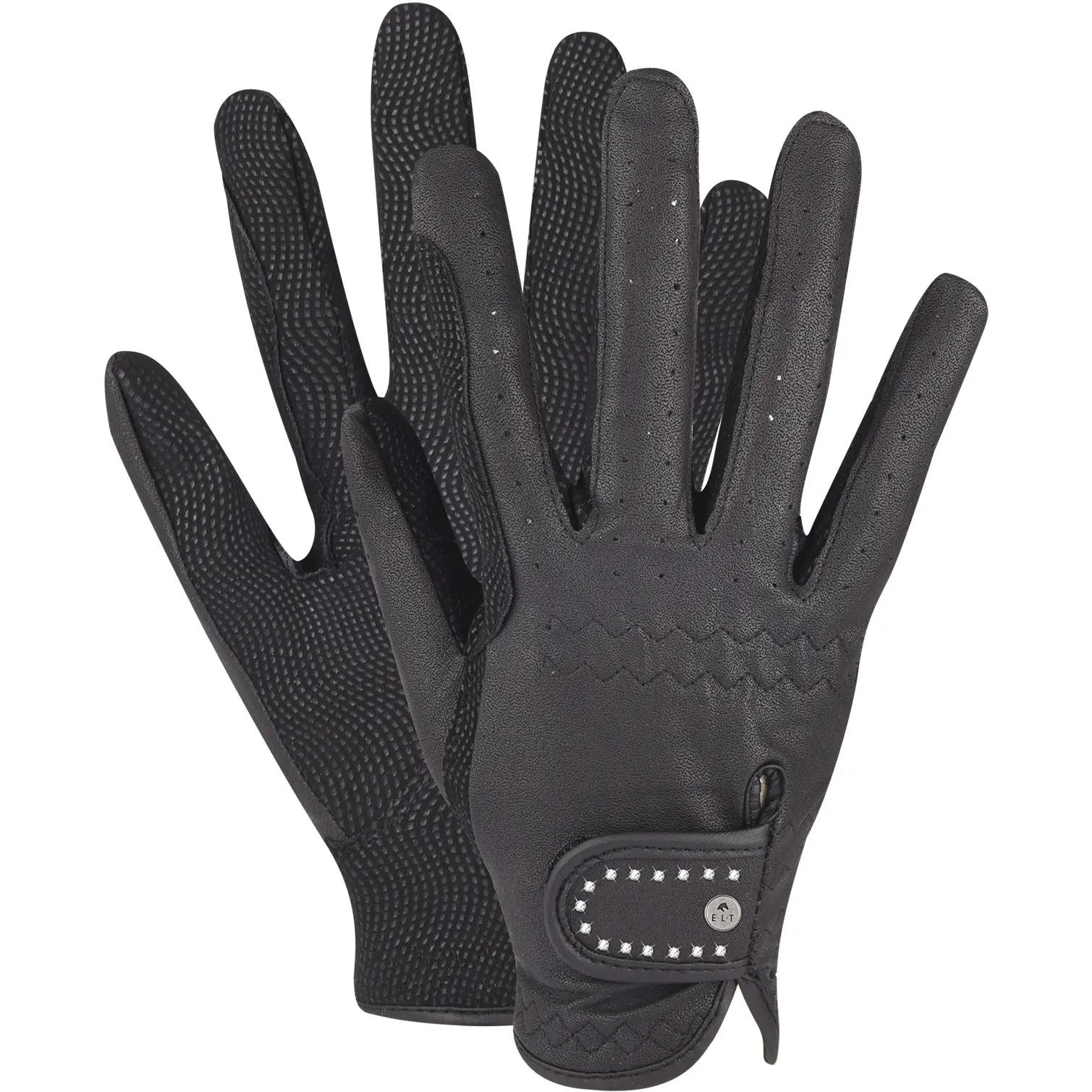 Winter Reithandschuhe DER ALLROUNDER schwarz/silber
