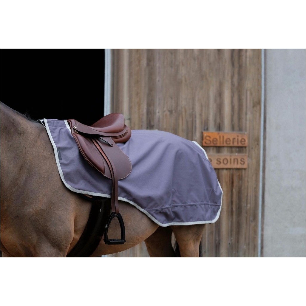 Recycelte Nierendecke mit Fleecefutter TYREX 1200D taupe