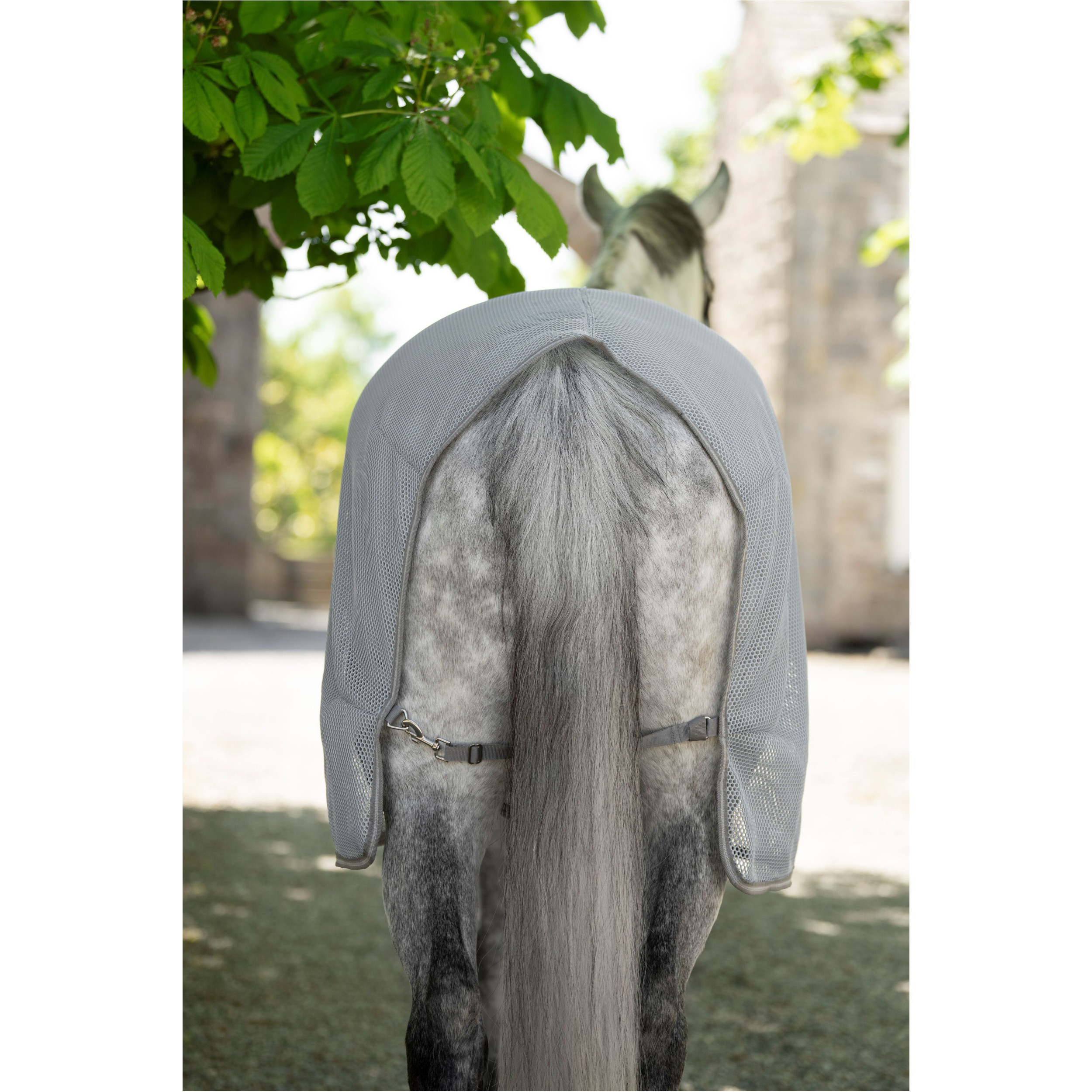 Abschwitz- und Fliegendecke AMIGO AirNet Cooler heather blue/titanium grey/silver