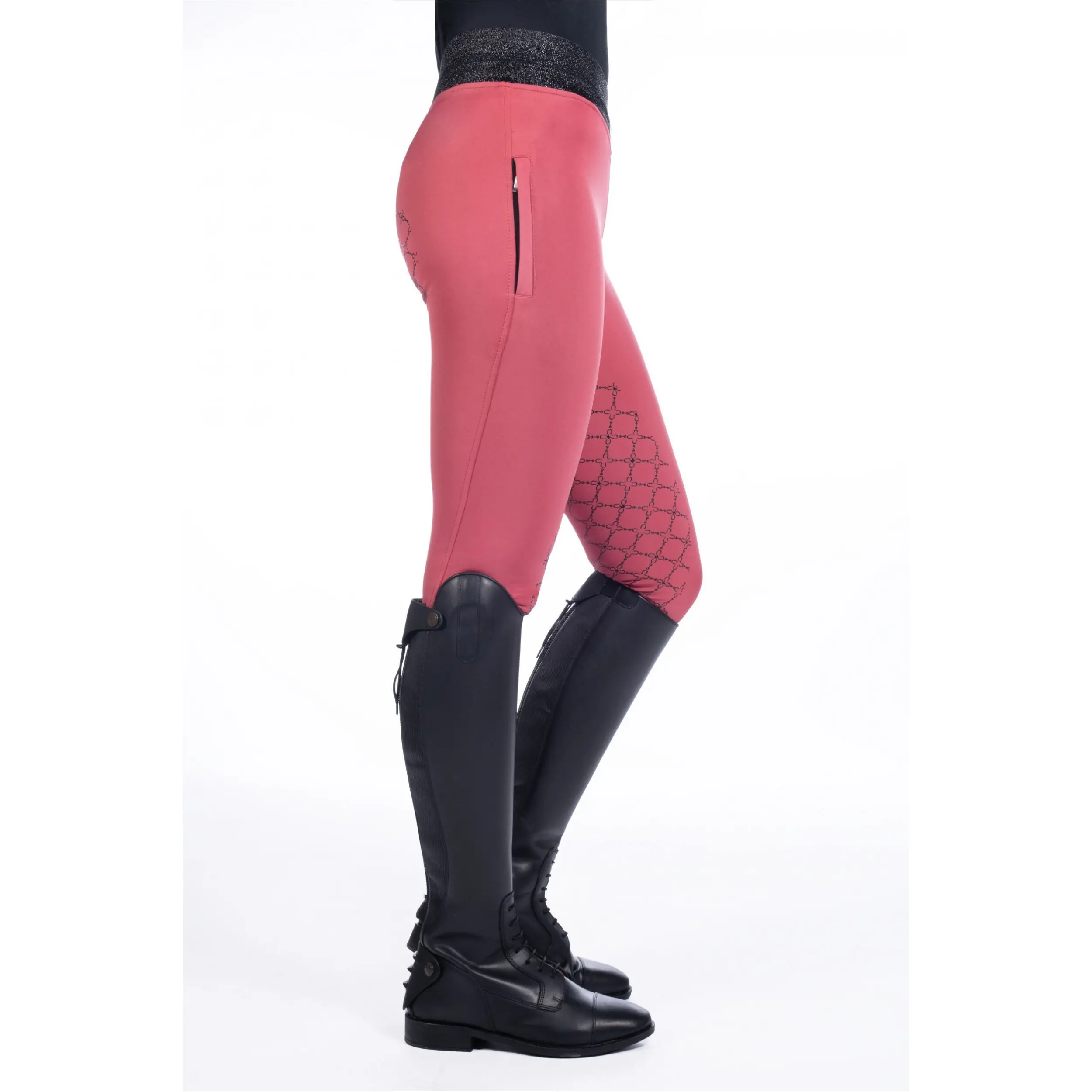 Kinder Reitleggings Silikon Vollbesatz RUBY rostrot Kinder Reitleggings Silikon Vollbesatz RUBY rostrot