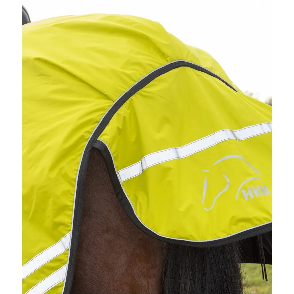 Nierendecke mit Fleecefutter 420D REFLECTIVE neon gelb