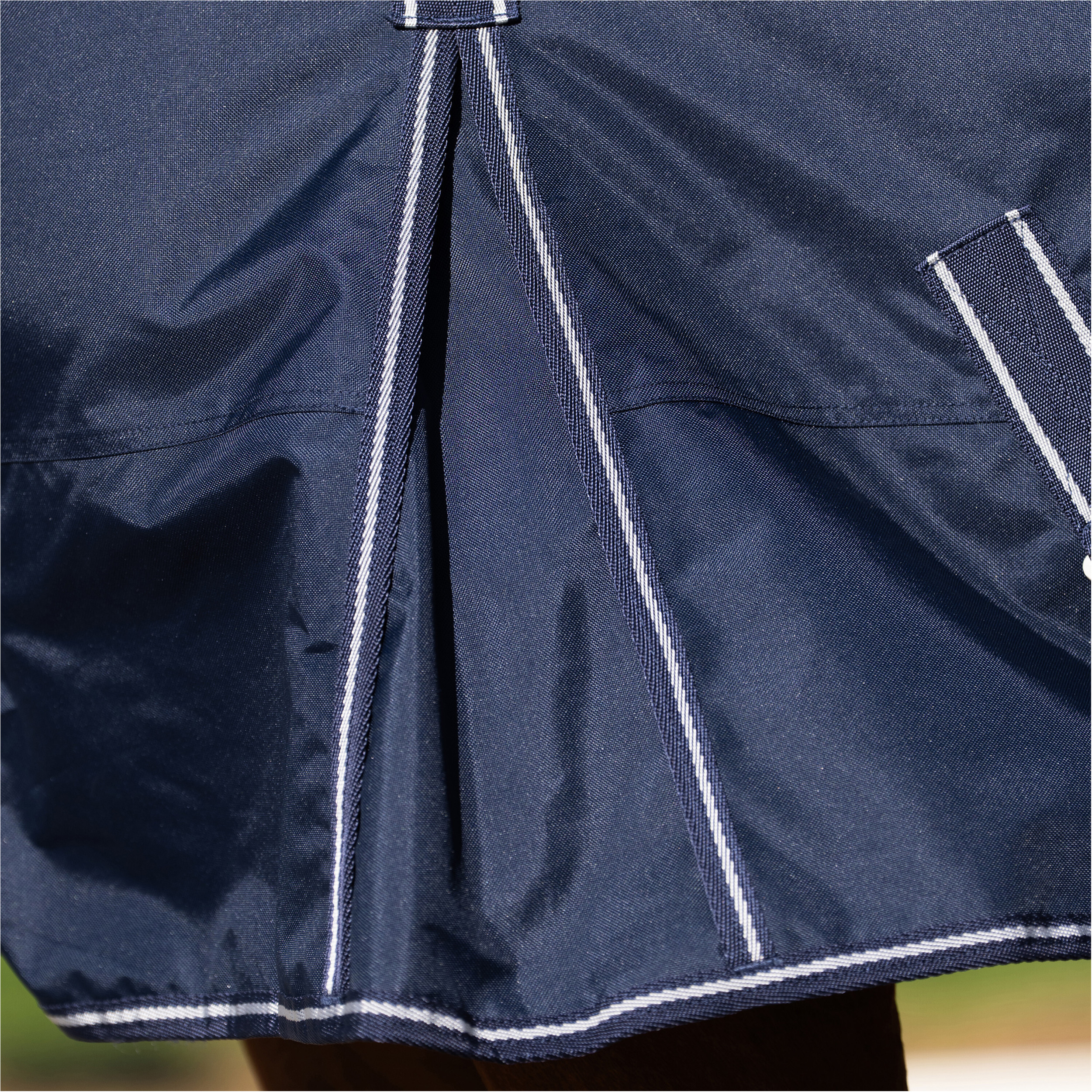 Outdoordecke High Neck 600D mit Polarfleecefutter IRHBasic navy