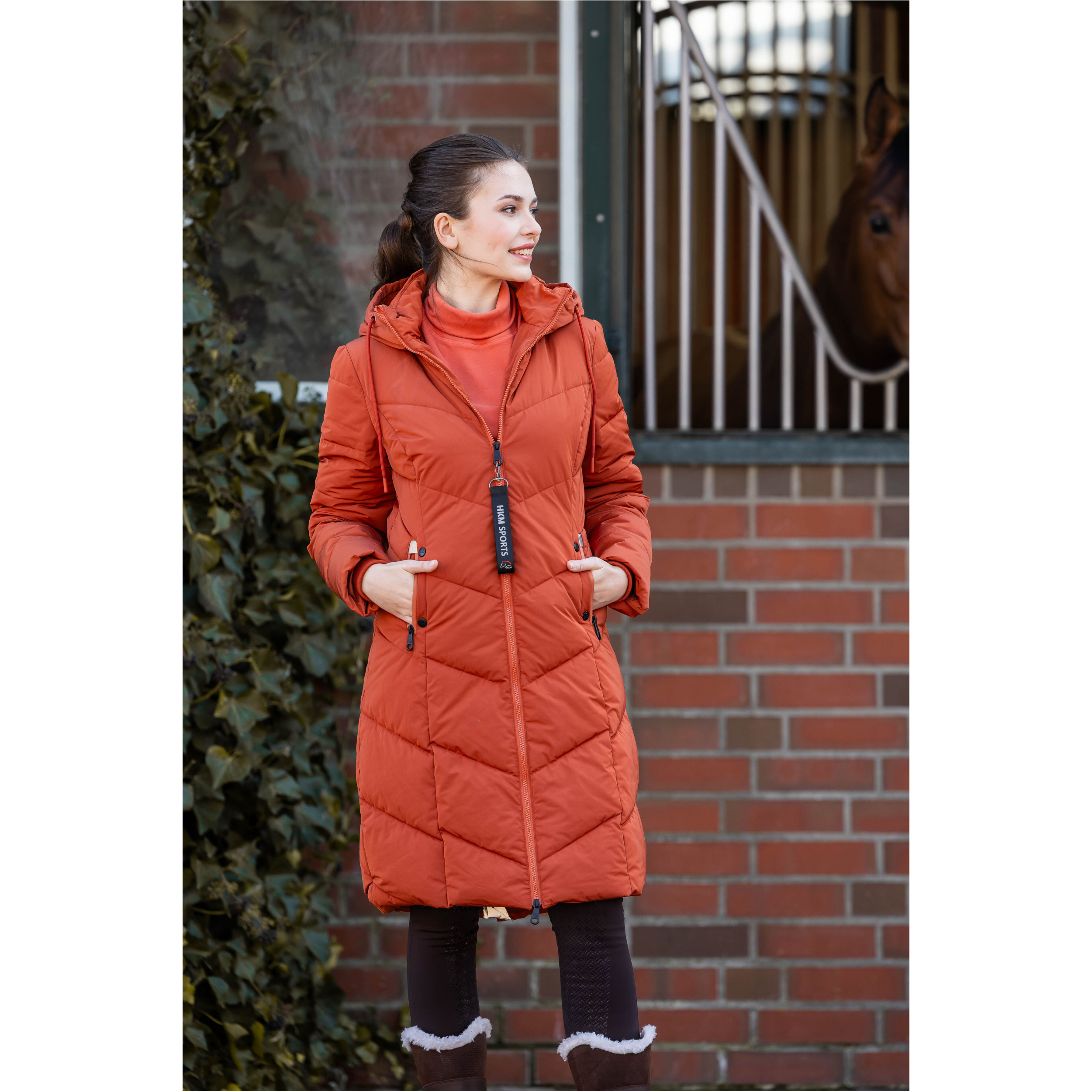 Damen Steppmantel TORONTO kupfer