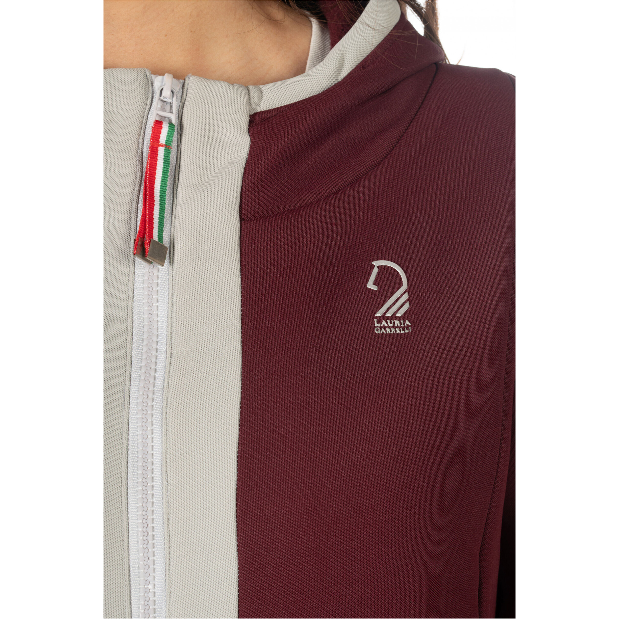 Damen Sweatjacke LIVIGNO bordeaux