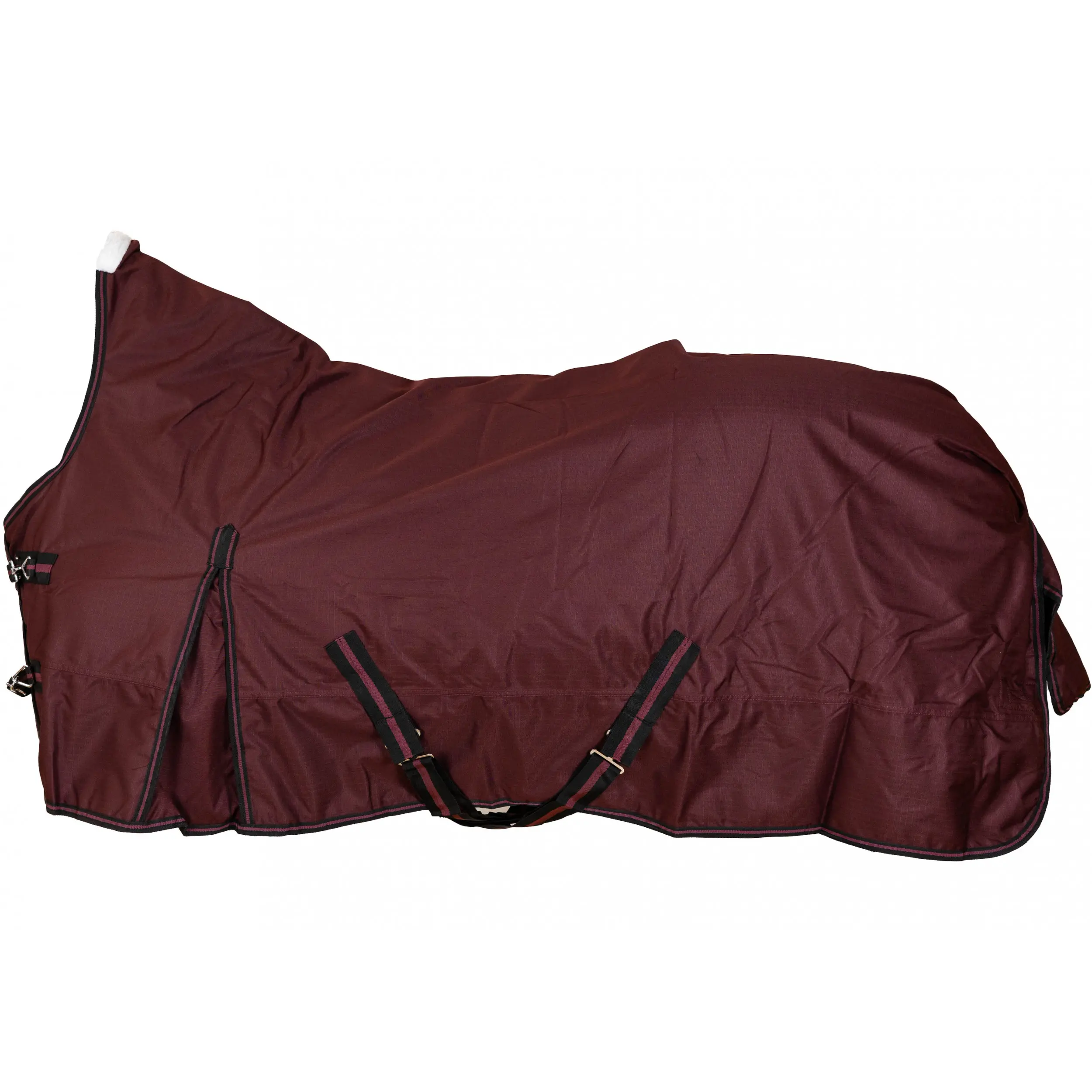 Weidedecke High Neck Polarfleece 600D BASICLINE weinrot