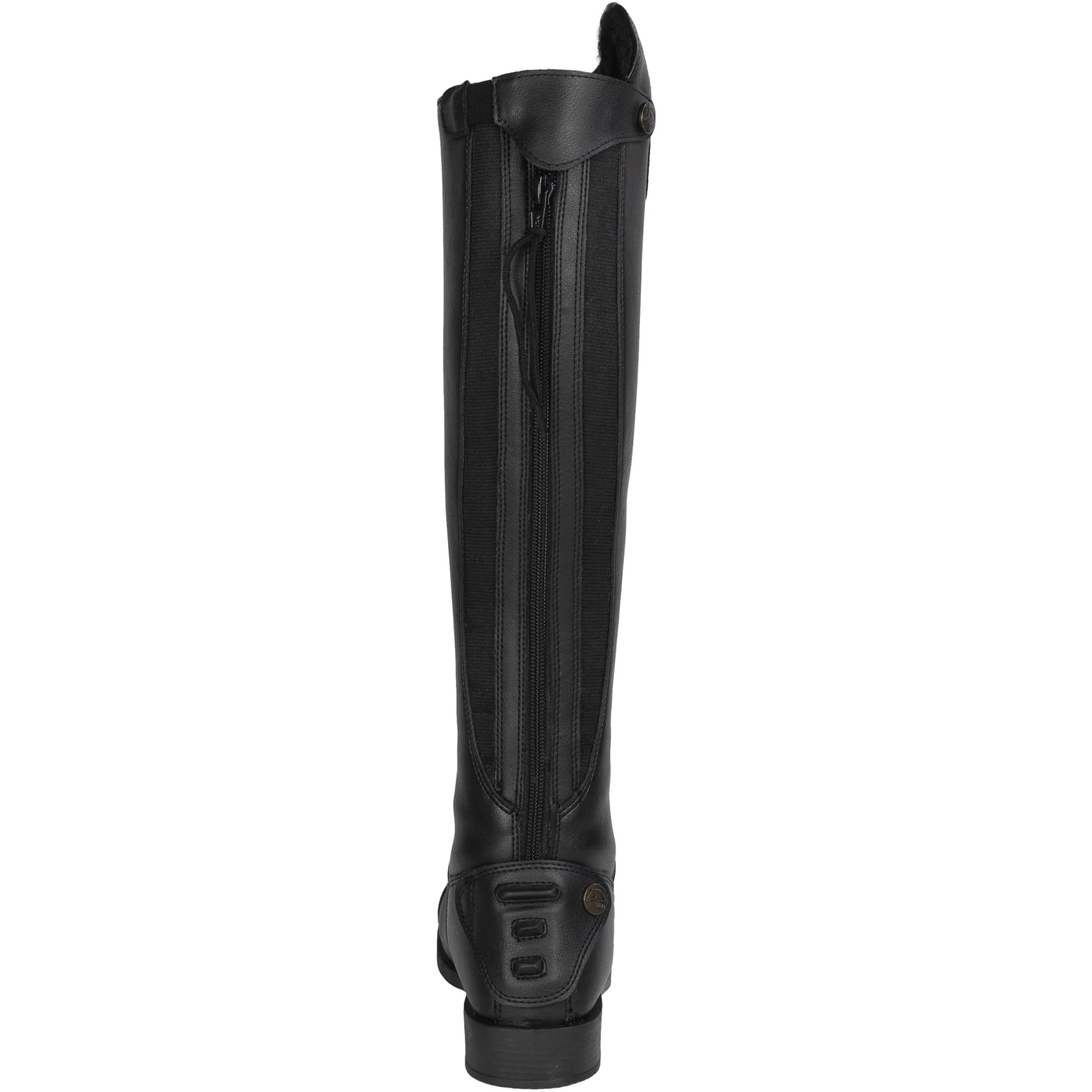 Winter Damen Reitstiefel CALGARY Kunstleder schwarz - Posten
