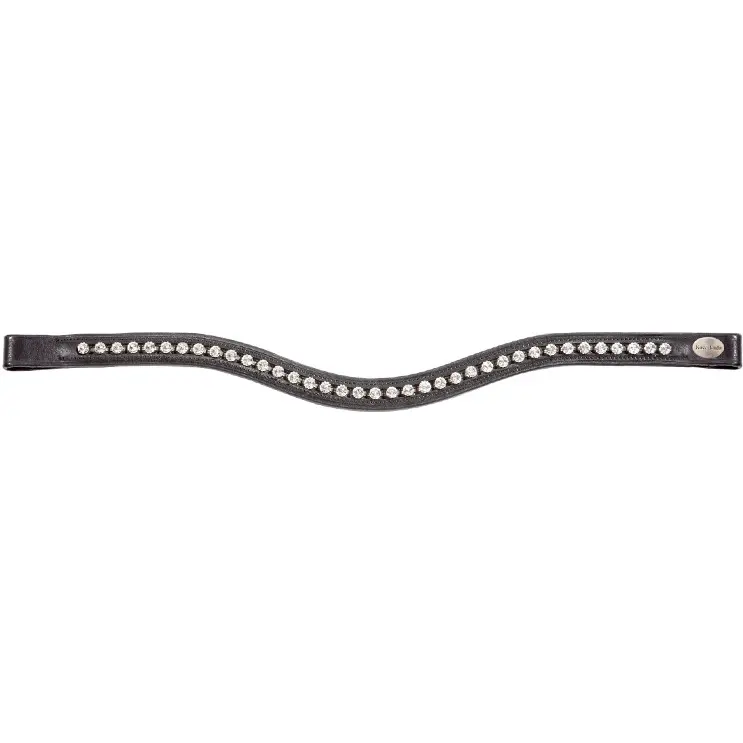 Stirnband GLOSS schwarz/weiß