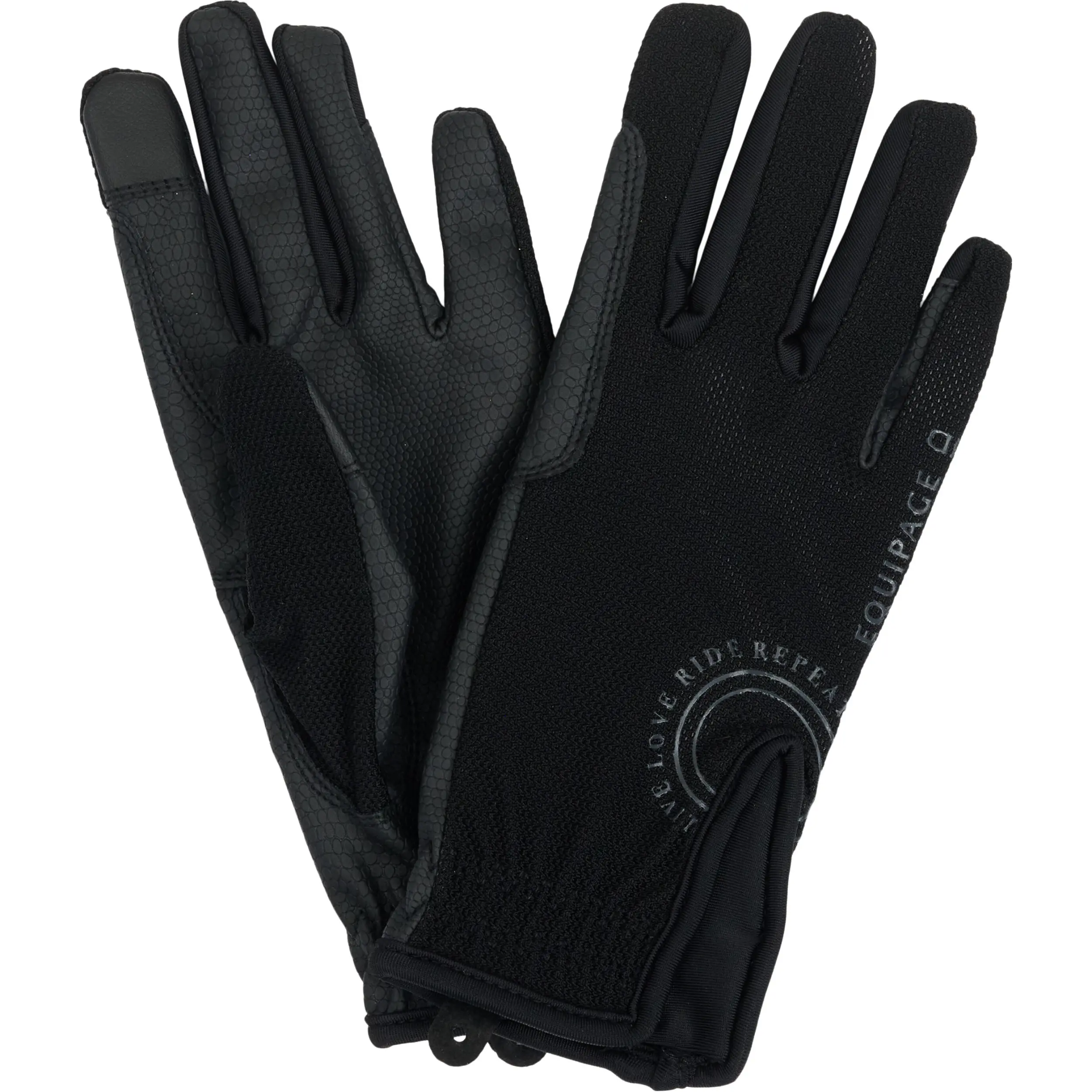 Kinder Reithandschuhe TERINA MESH schwarz