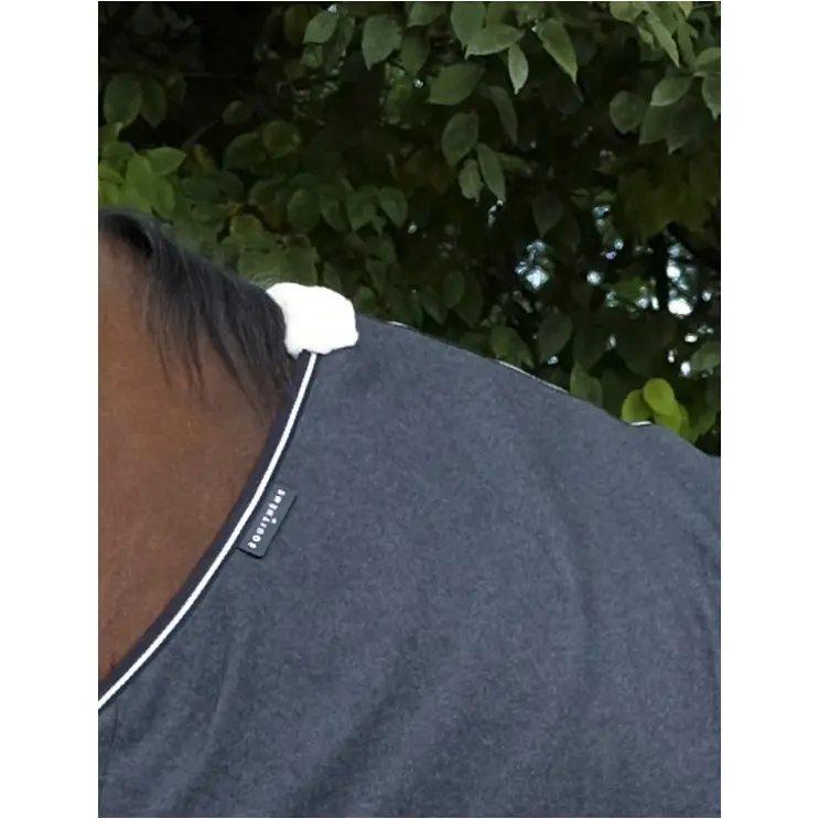 Abschwitzdecke CHINÉ meliert grau Abschwitzdecke CHINÉ meliert grau